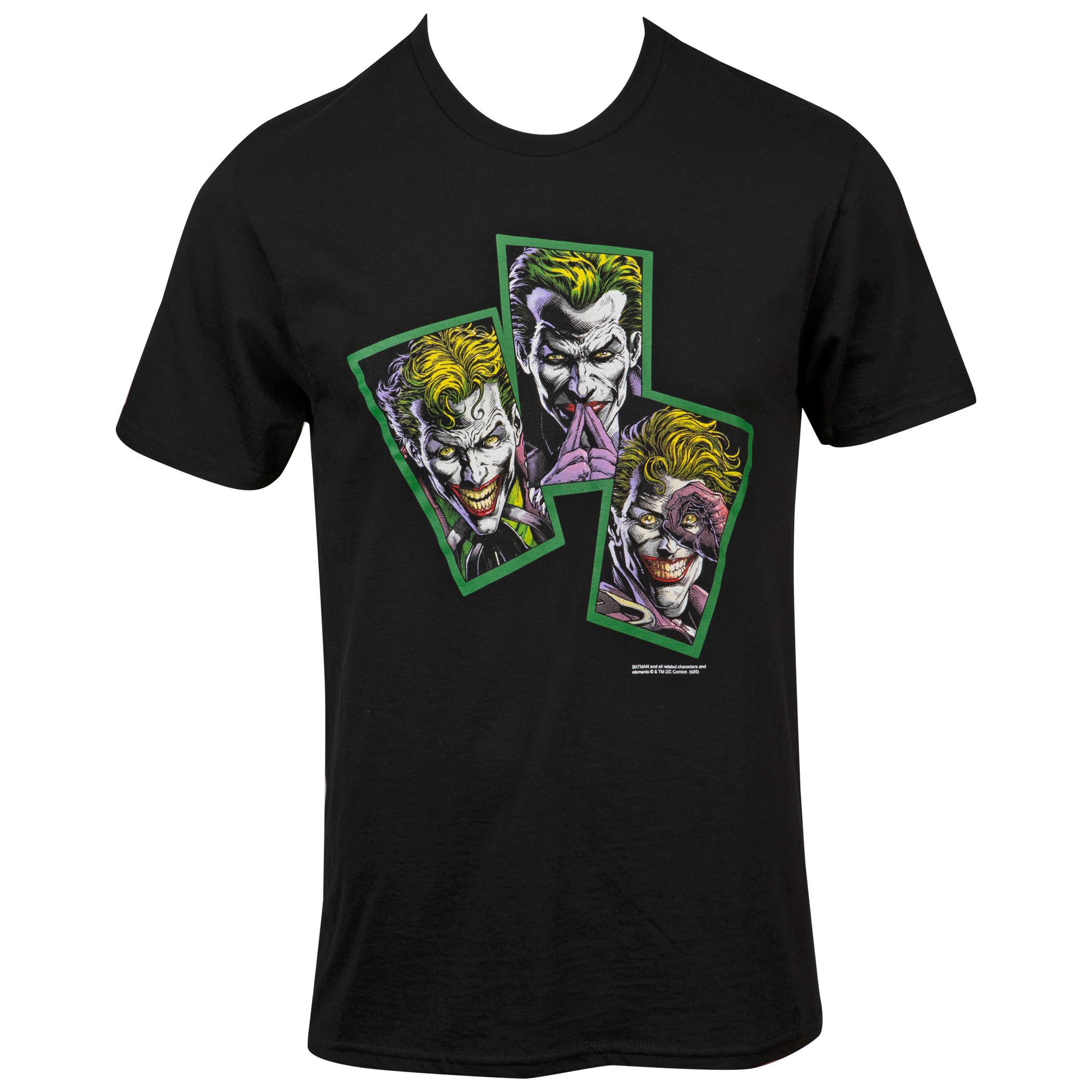 DC Comics Three Jokers Men's T-Shirt, Black