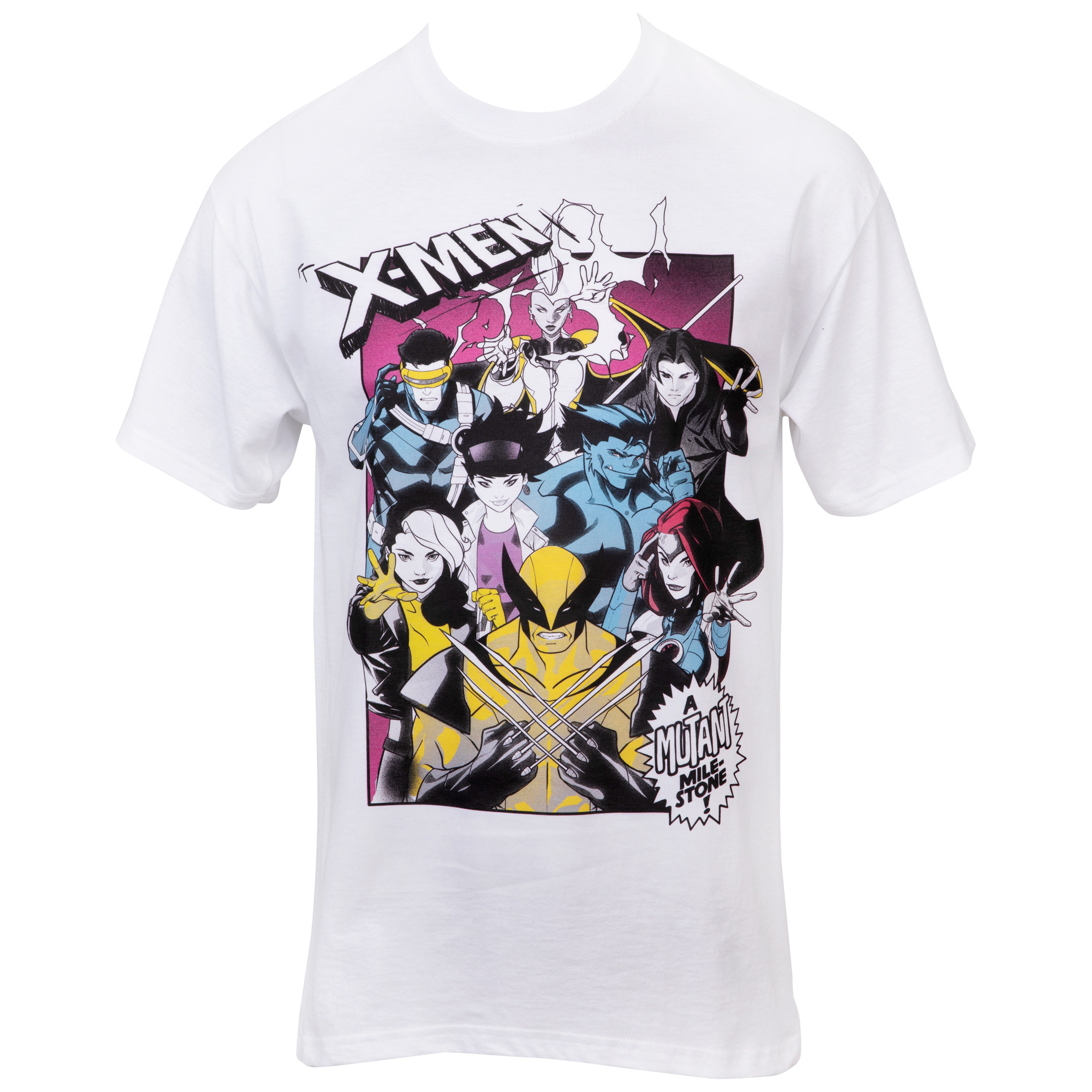Marvel X-Men Characters Mutant Milestone T-Shirt, White