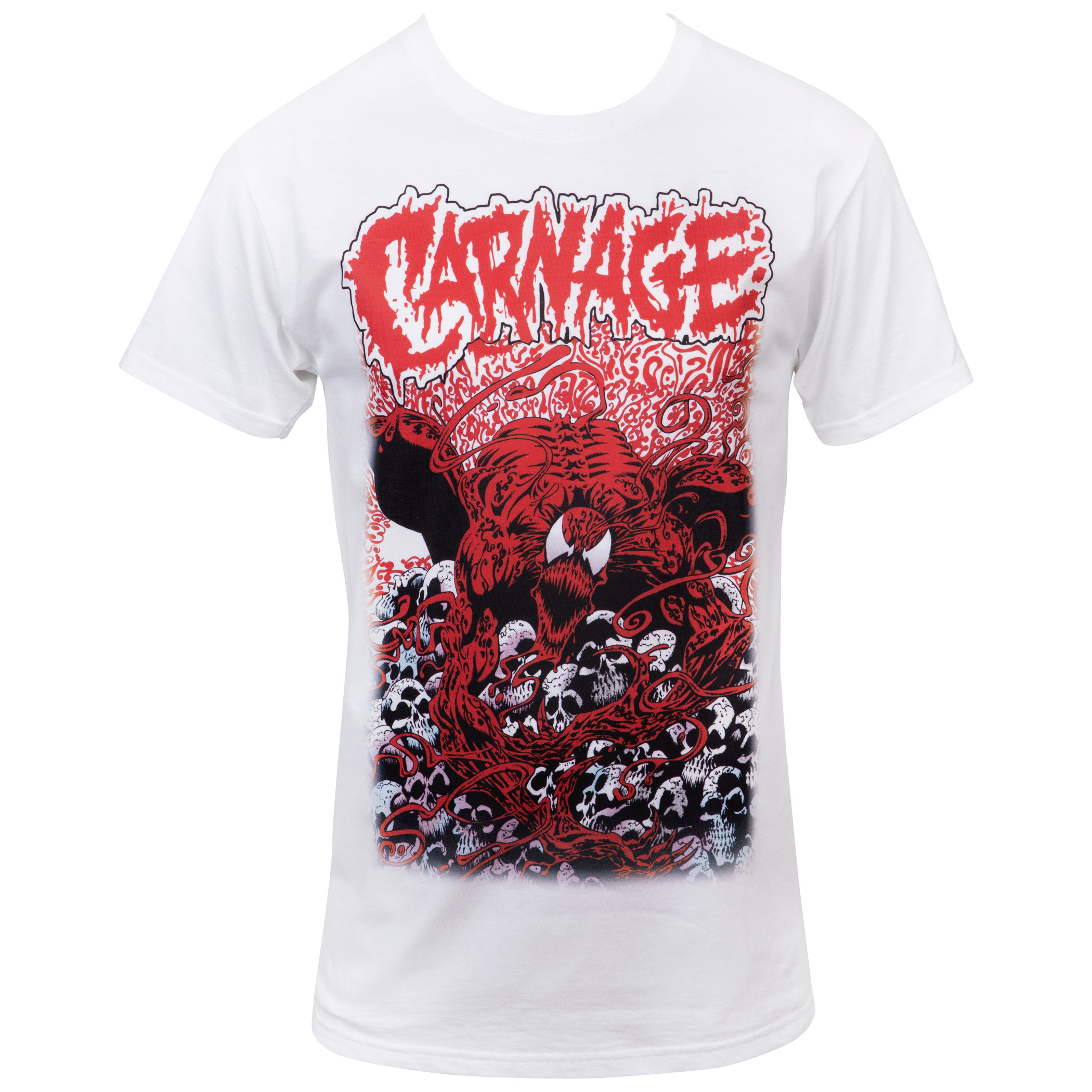 Marvel's Comics Carnage Mind Bomb #1 Comic Cover T-Shirt, White
