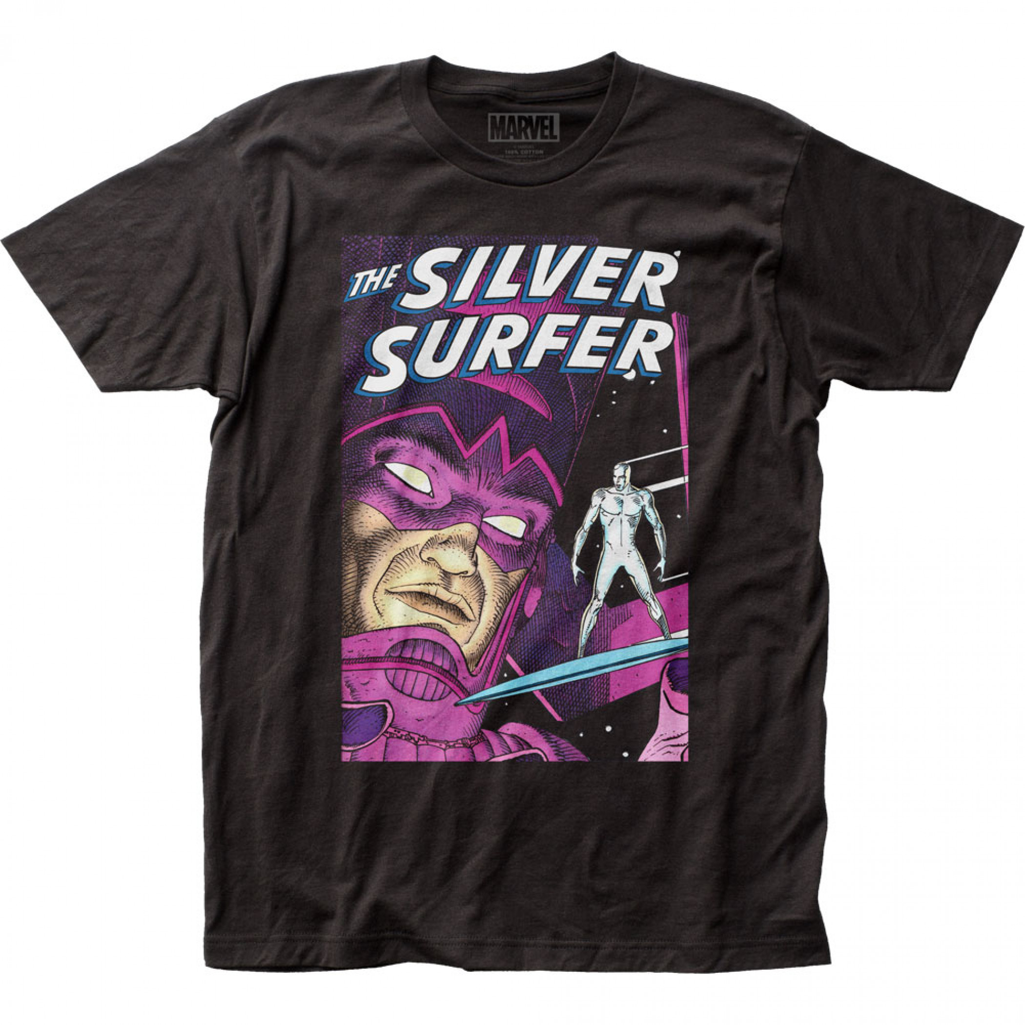 Silver Surfer And Galactus: Parable T-Shirt, Black