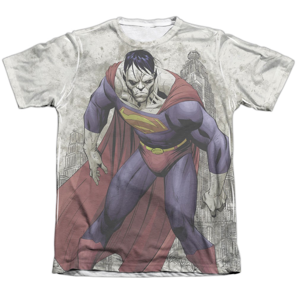 Superman Bizarro Sublimation T-Shirt, White