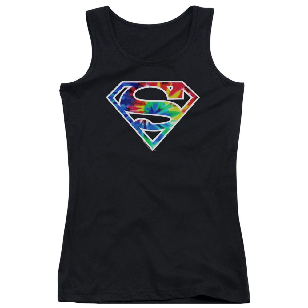 Superman Tie Dye Logo Women's Tank Top