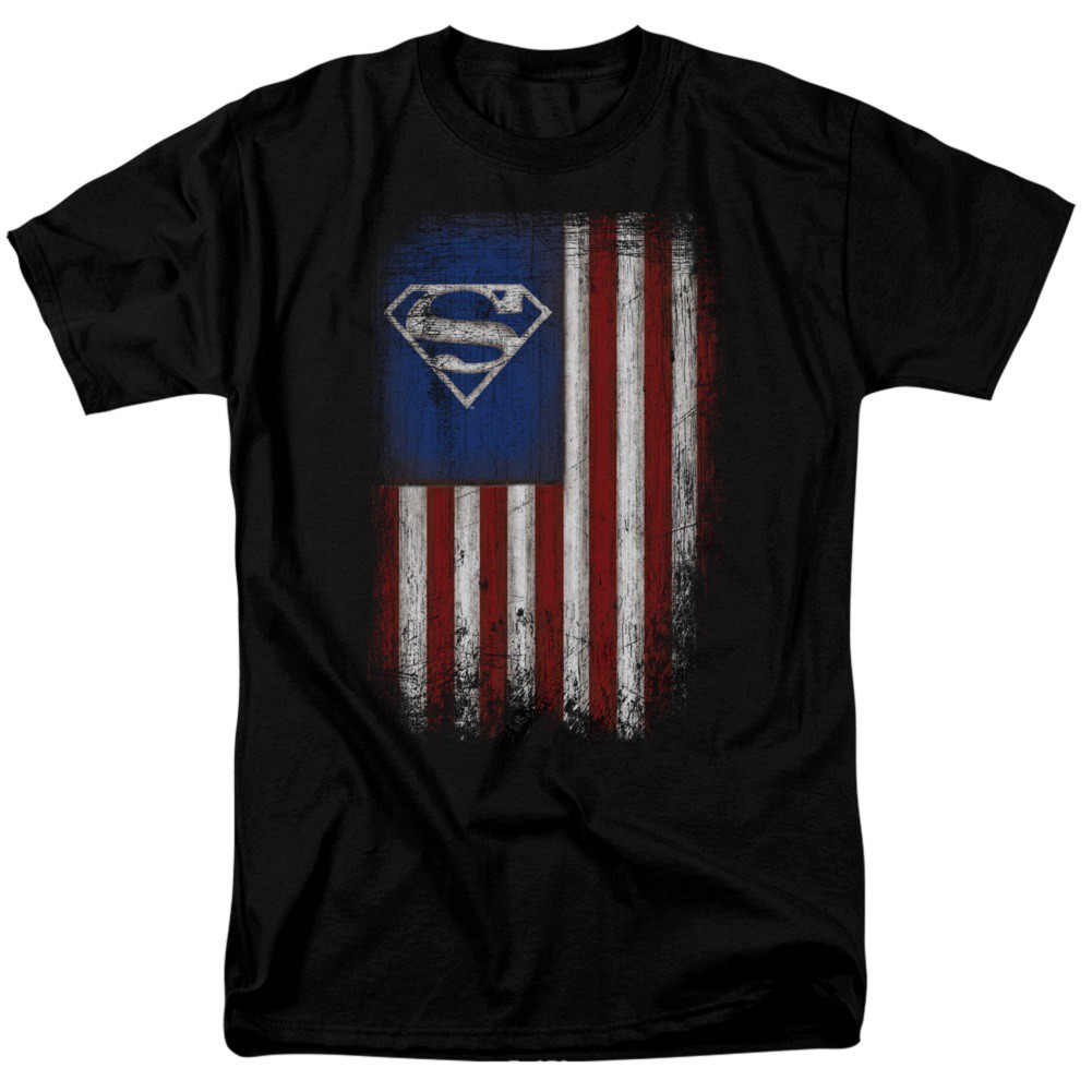 Superman Old Glory Tshirt