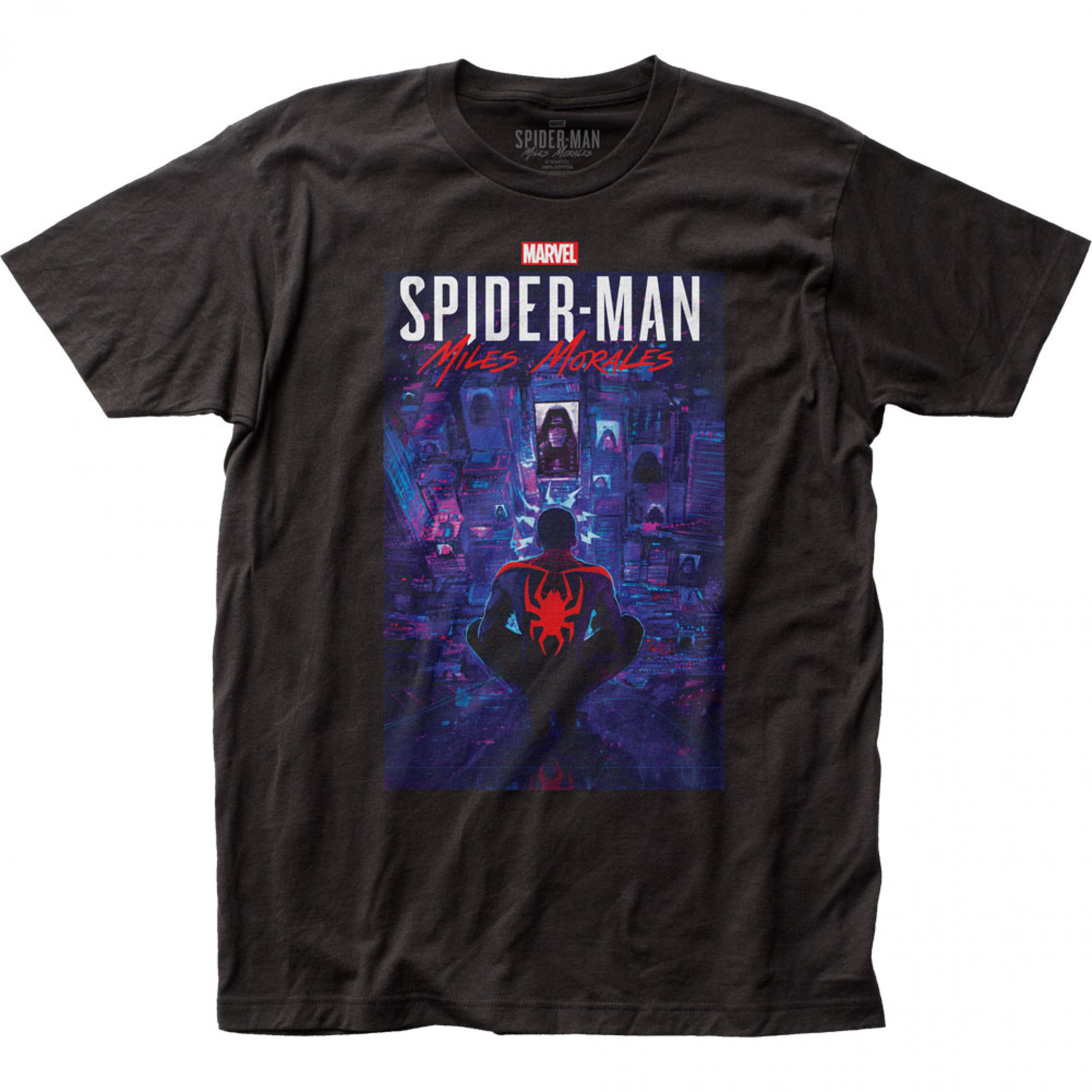Spider-Man Miles Morales Issue #53 The Tinkerer Cover Art T-Shirt, Black