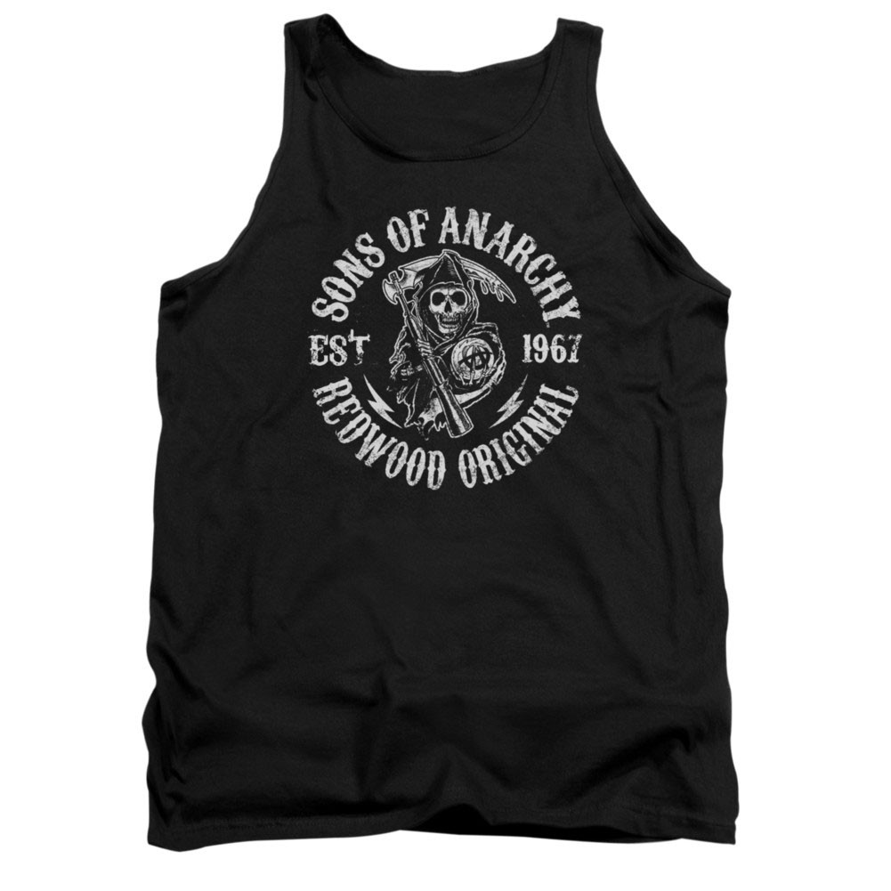 Sons Of Anarchy Redwood Originals Black Tank Top