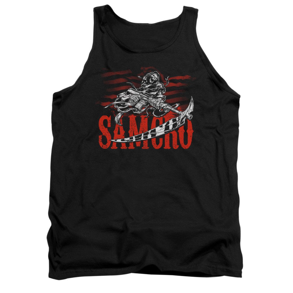 Sons Of Anarchy Acronym Black Tank Top