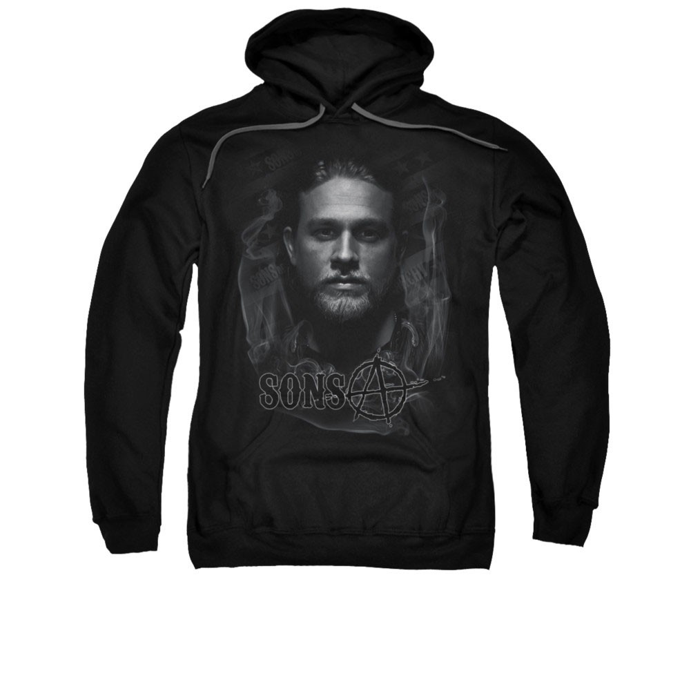 Sons Of Anarchy Jax Smoke Black Pullover Hoodie