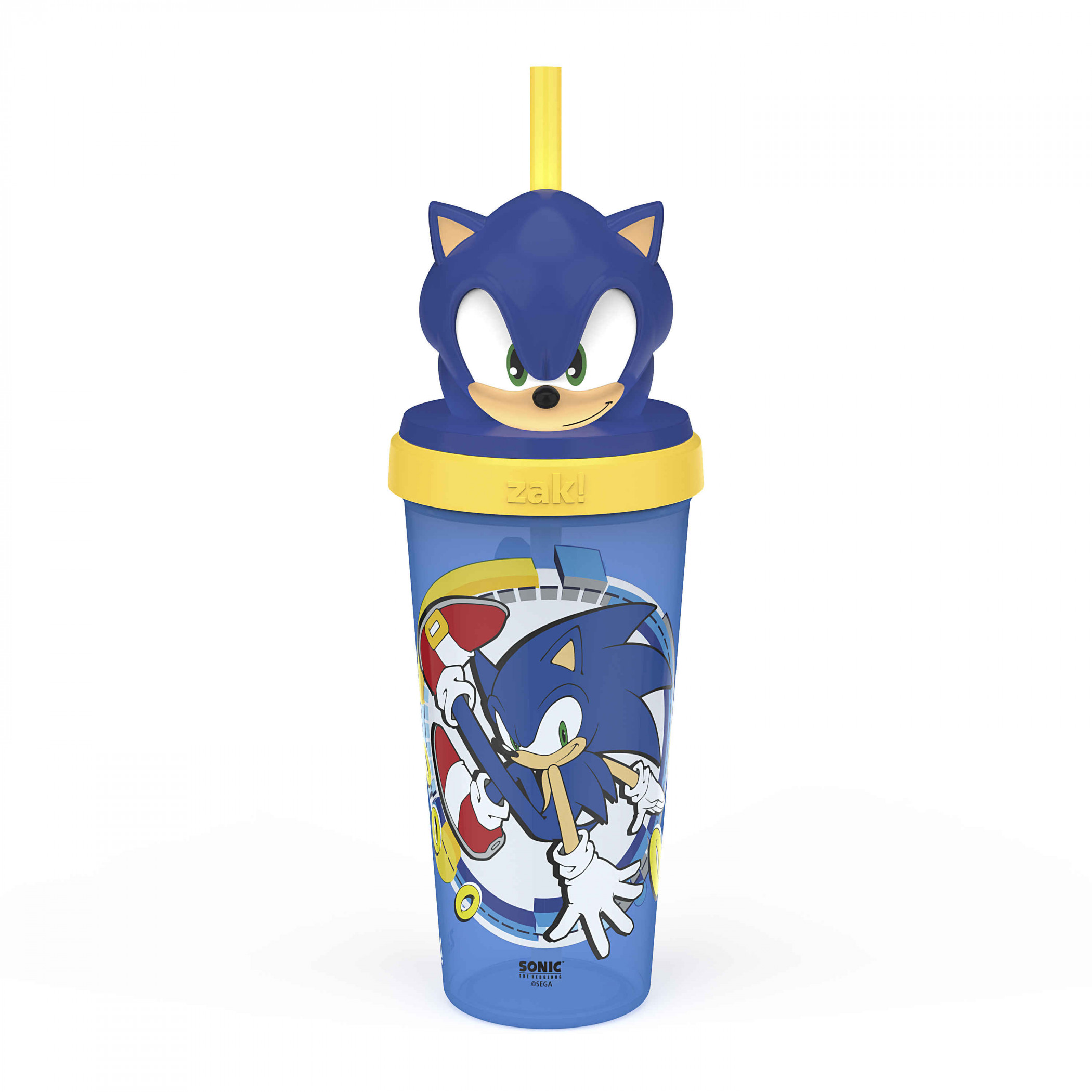 Sonic The Hedgehog Modern 18oz Super Sipper Tumbler, Blue