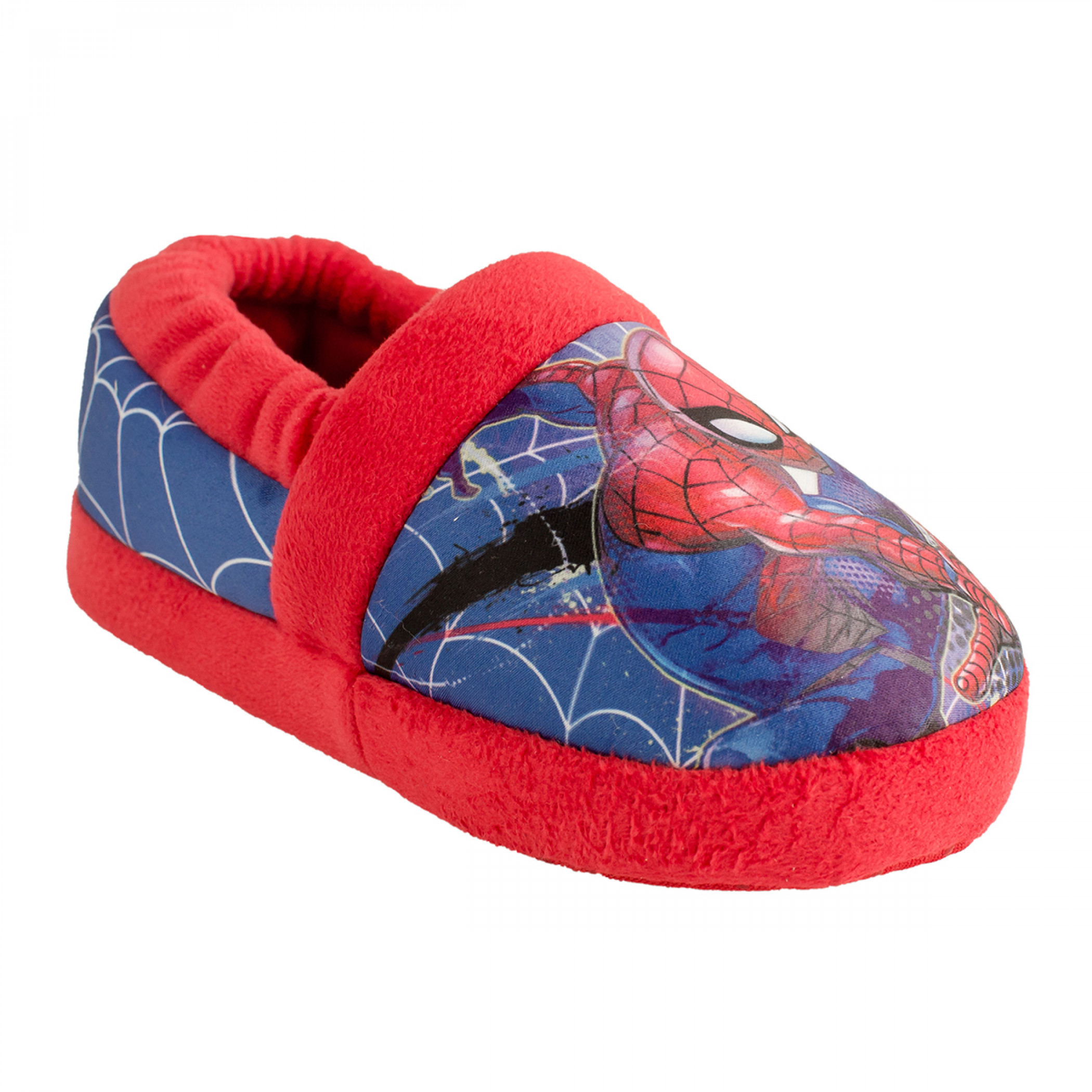 Spider-Man Swinging Web Kids House Slippers, Multi-Color
