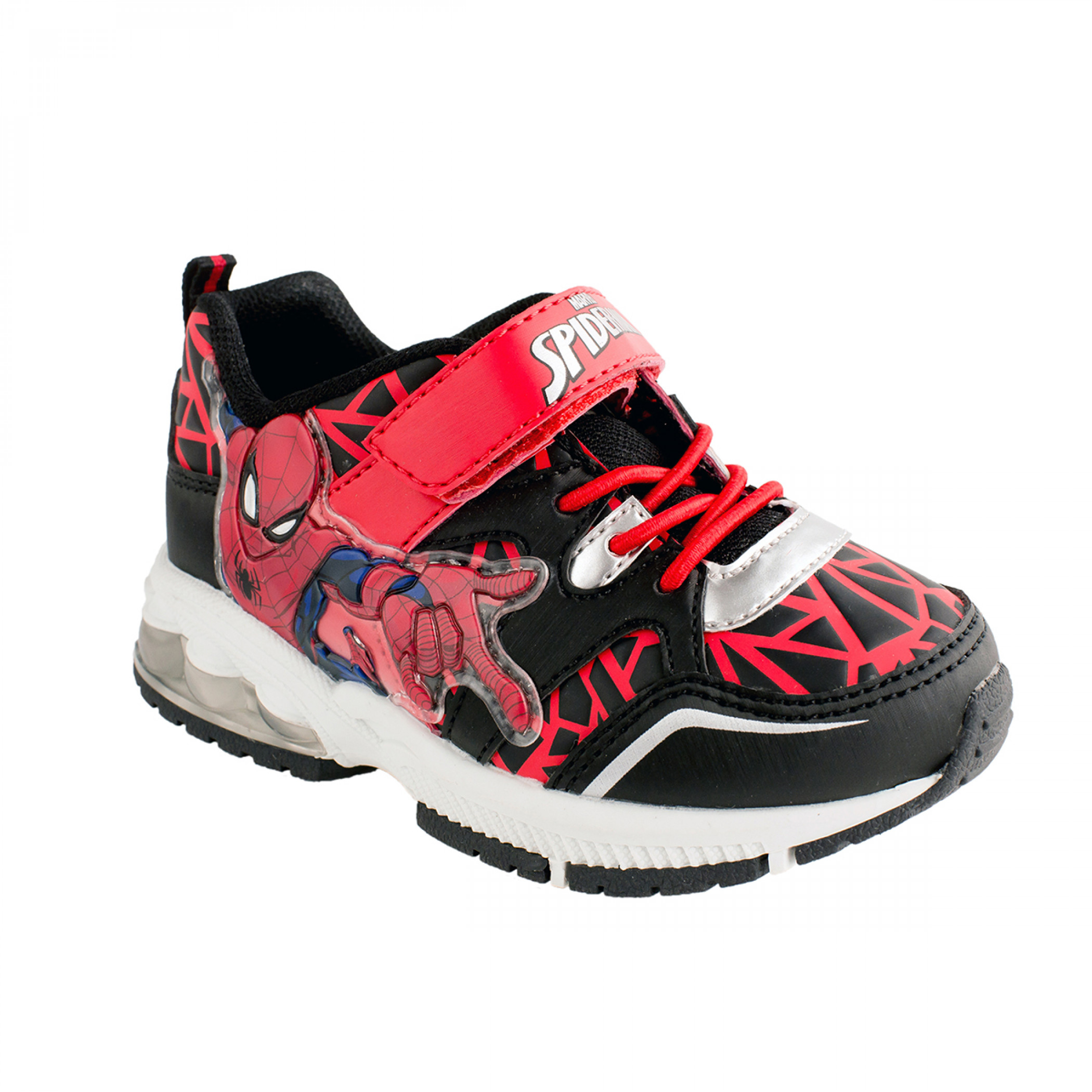 Spider-Man Swinging Kids Light Up Shoes, Red