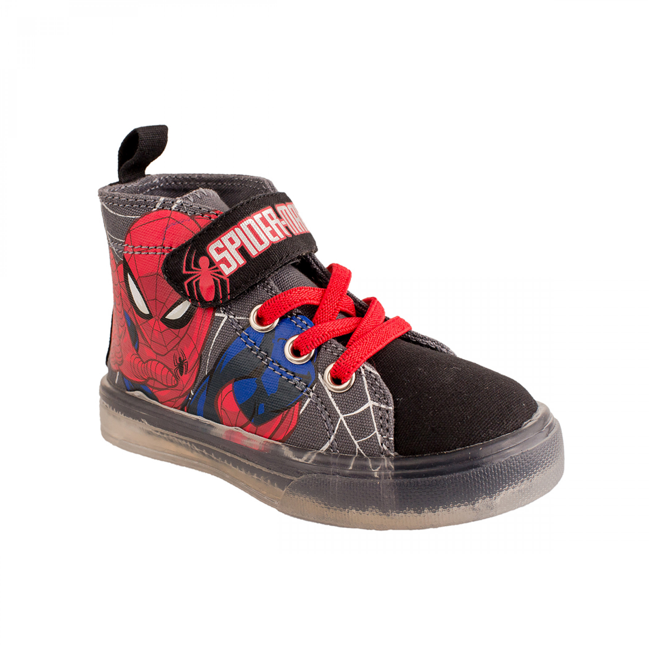 Spider-Man Kids Lighted Canvas Shoes, Multi-Color
