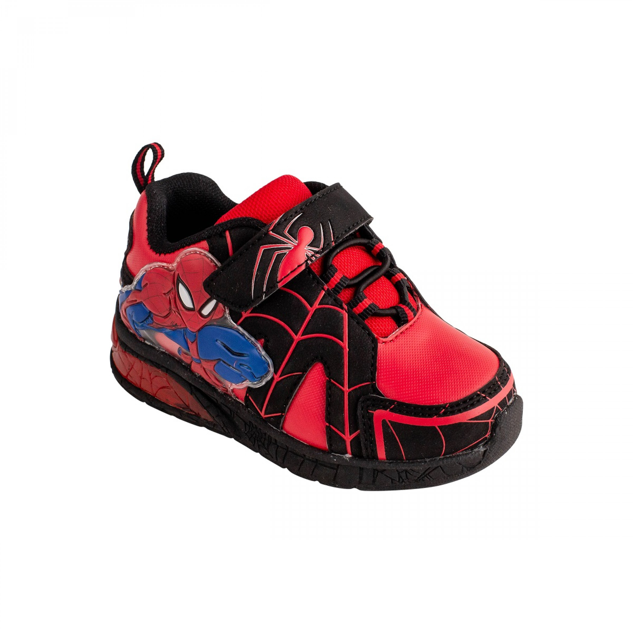 The Amazing Spider-Man Battle Stance Kids Light Up Shoes, Multi-Color