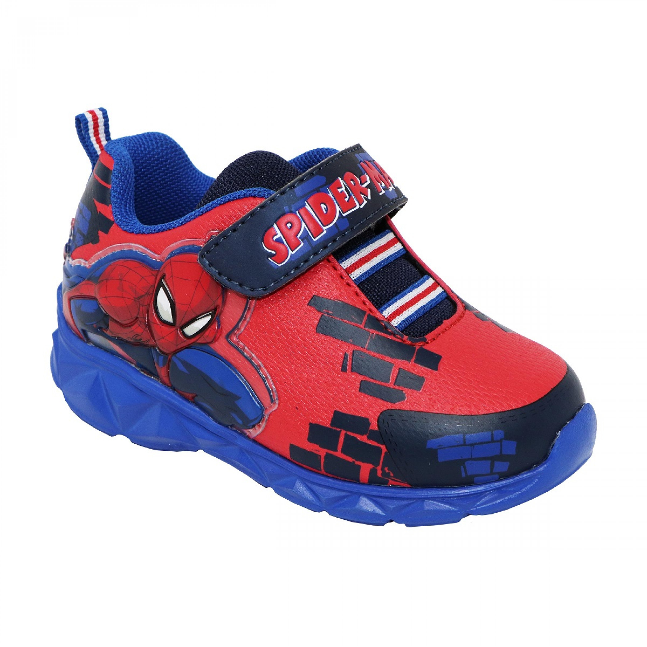 Marvel Spider-Man Attack Stance Kids Light Up Shoes, Multi-Color