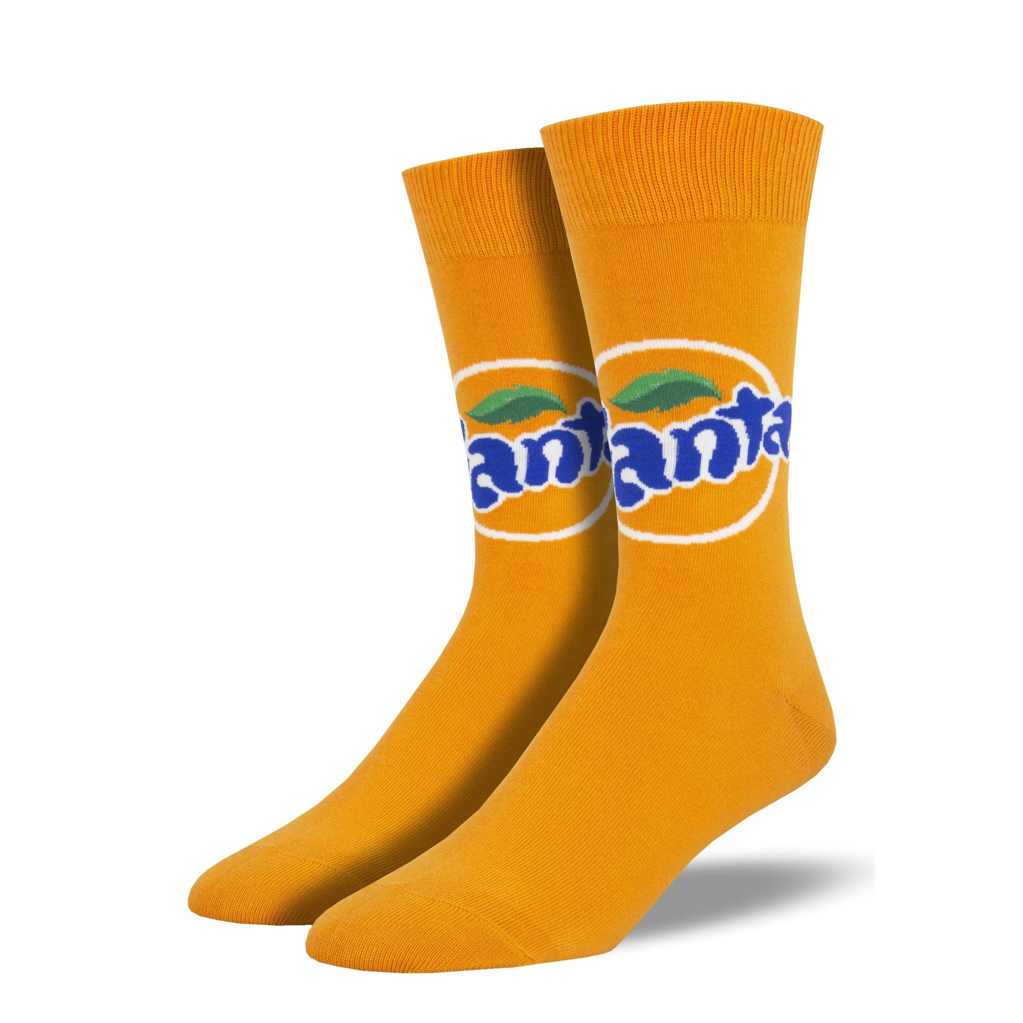 Fanta Soda Men's Orange Socks