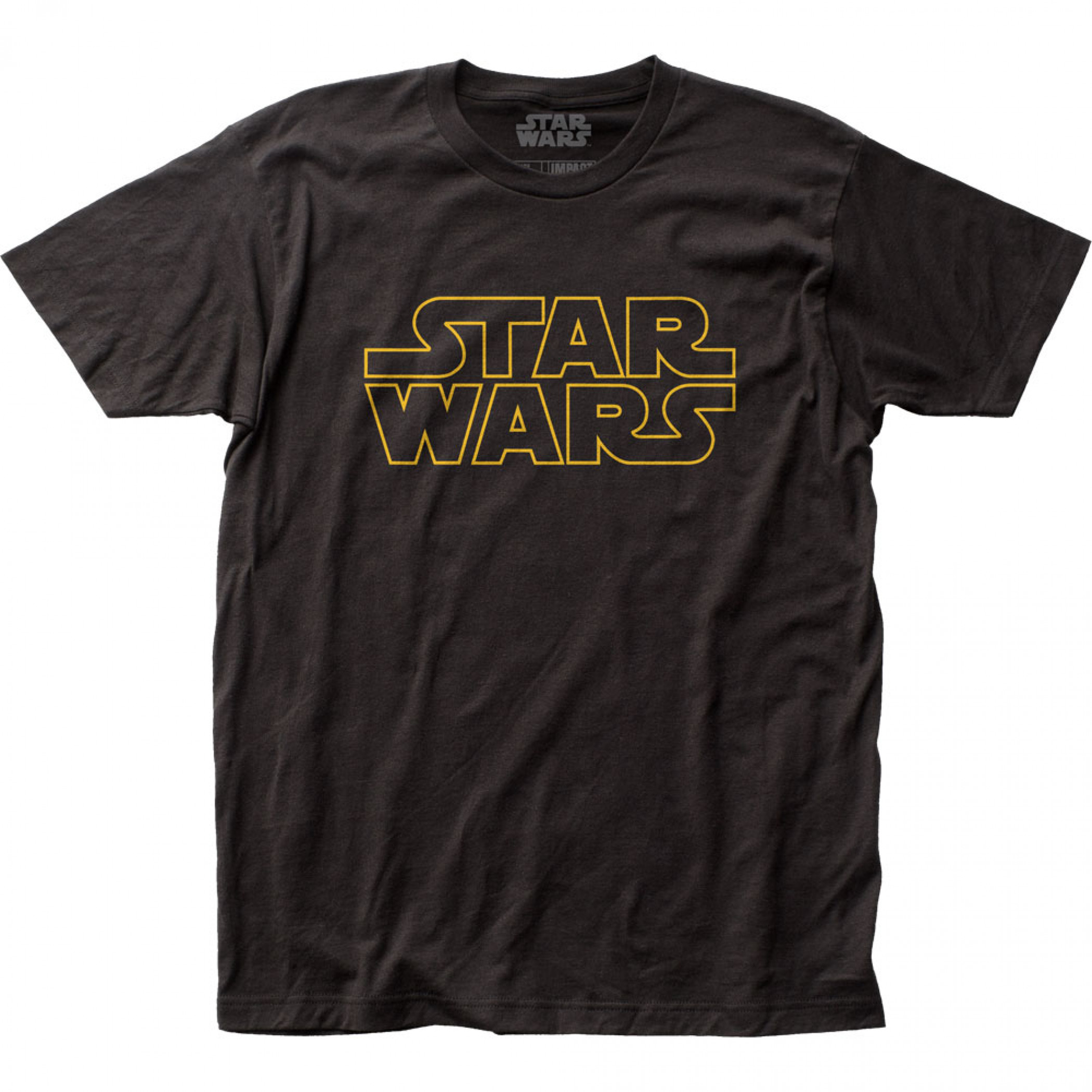 Star Wars Text Logo T-Shirt, Black