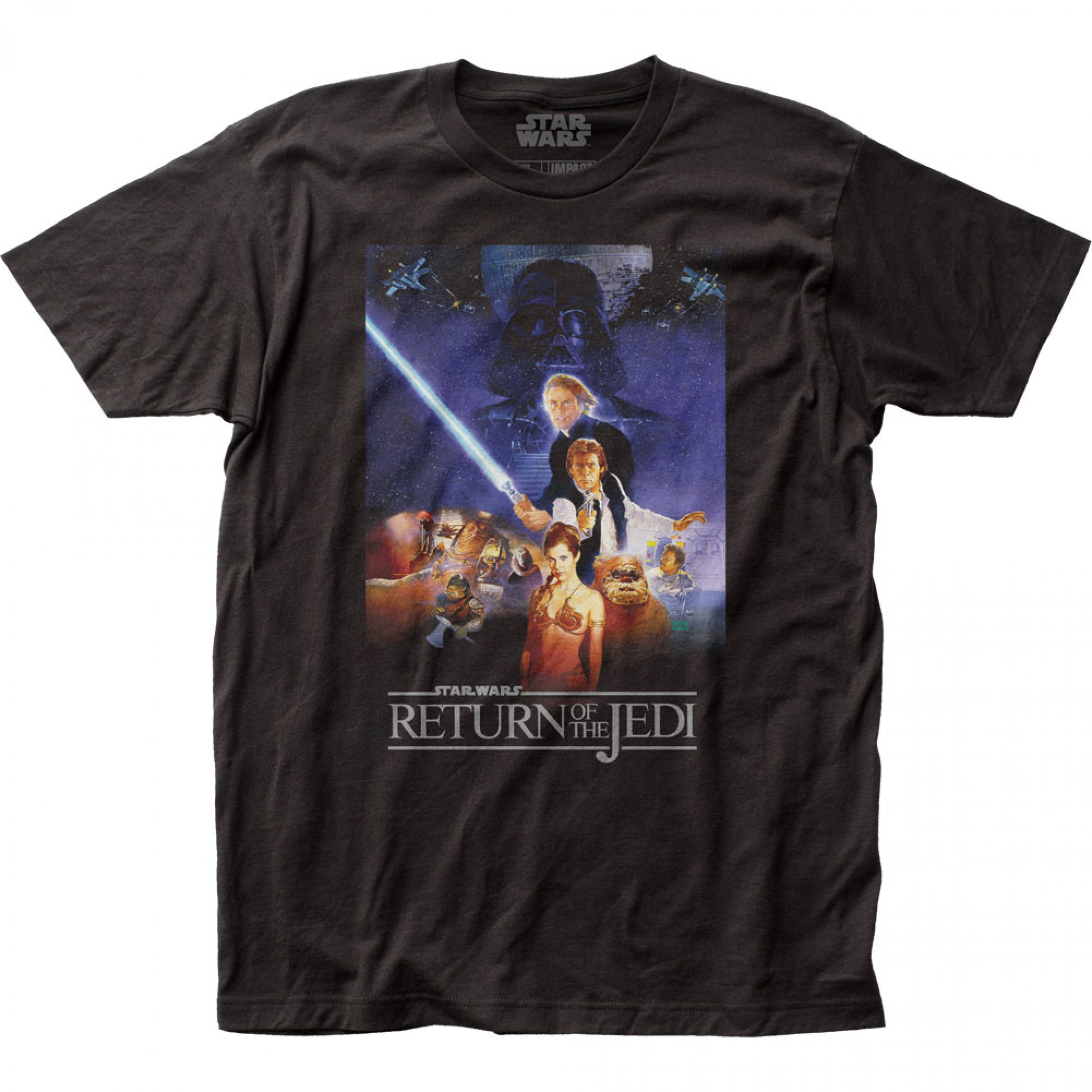 Star Wars The Return of the Jedi Movie Poster T-Shirt, Black