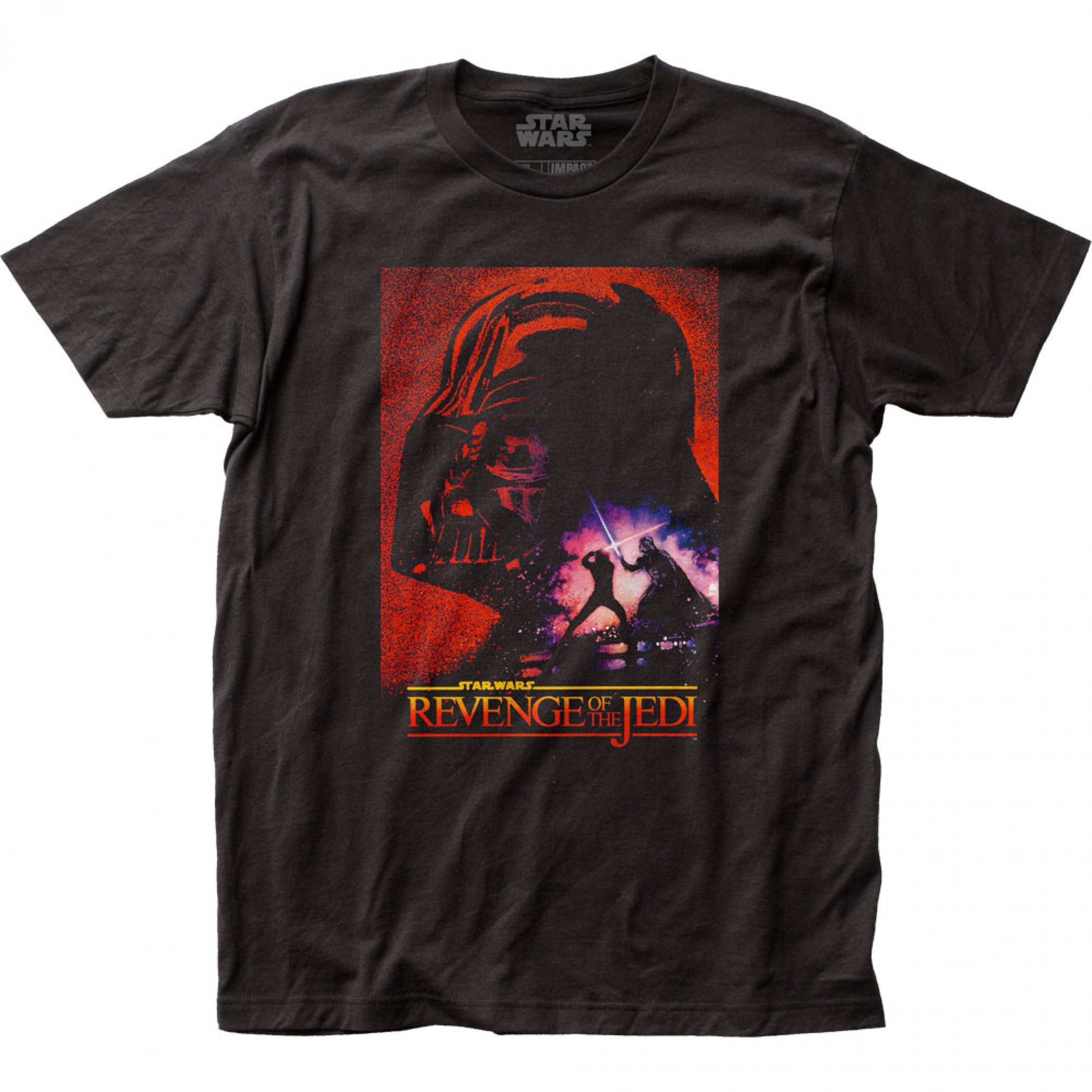 Star Wars The Revenge of the Jedi Movie Poster T-Shirt, Black