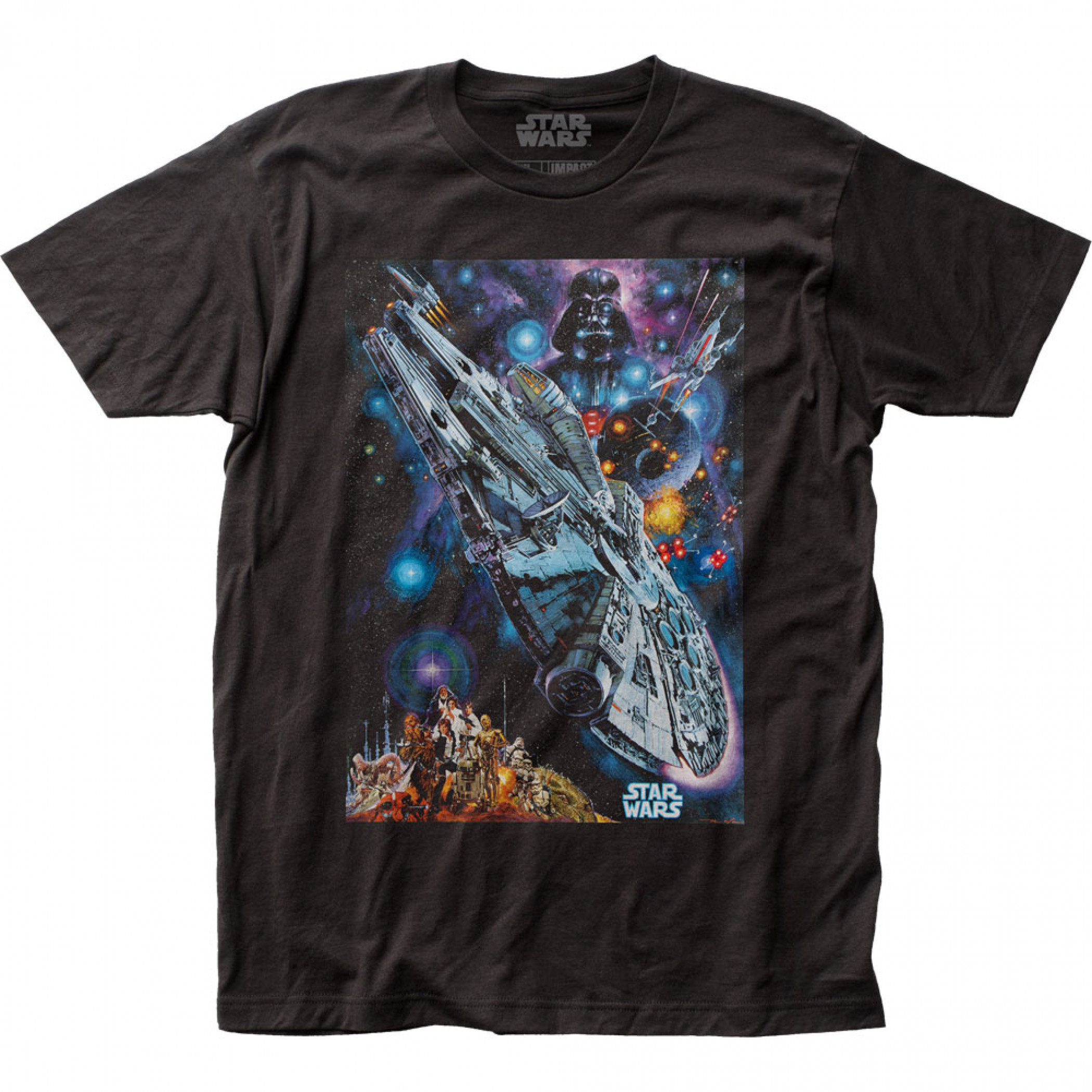 Star Wars Japanese 1978 Poster T-Shirt, Black