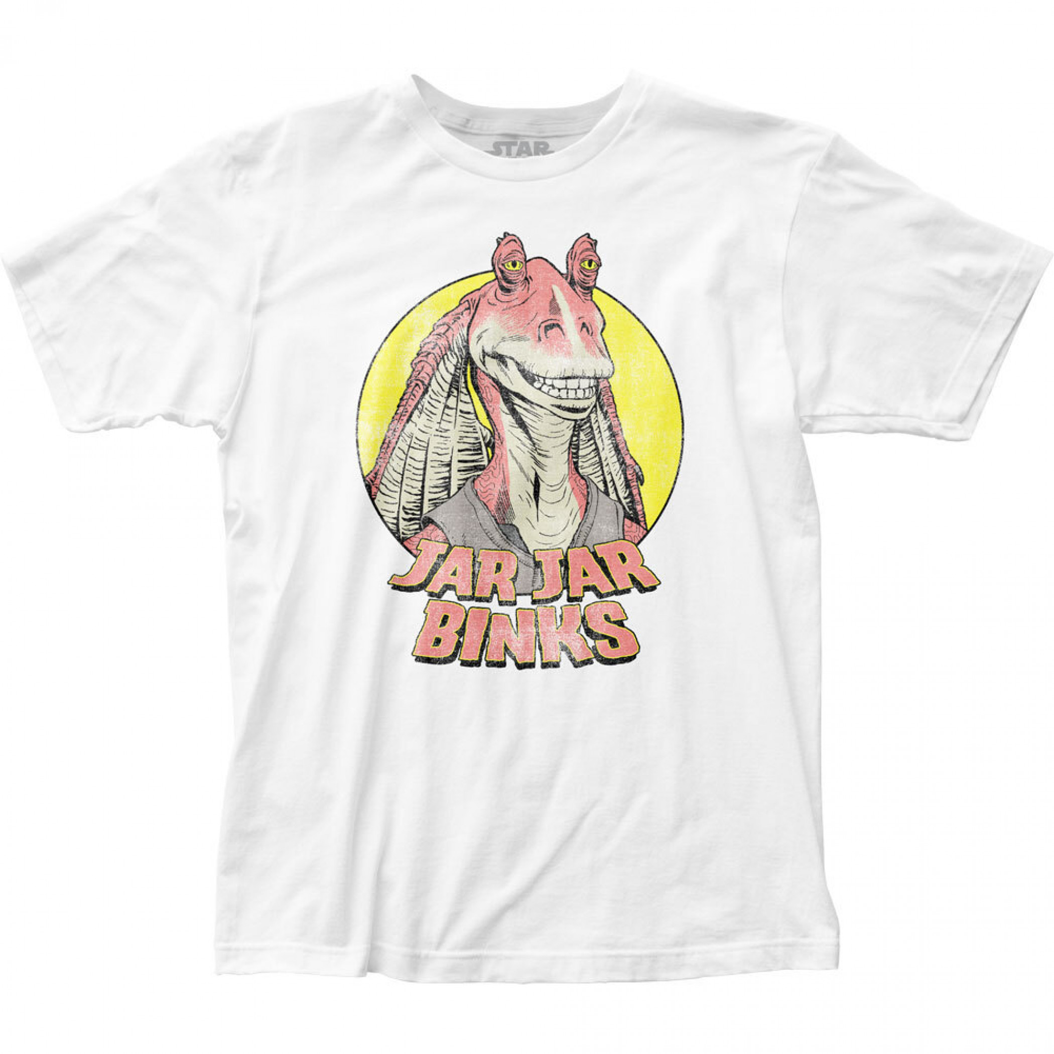 Star Wars Jar Jar Binks Profile T-Shirt, White