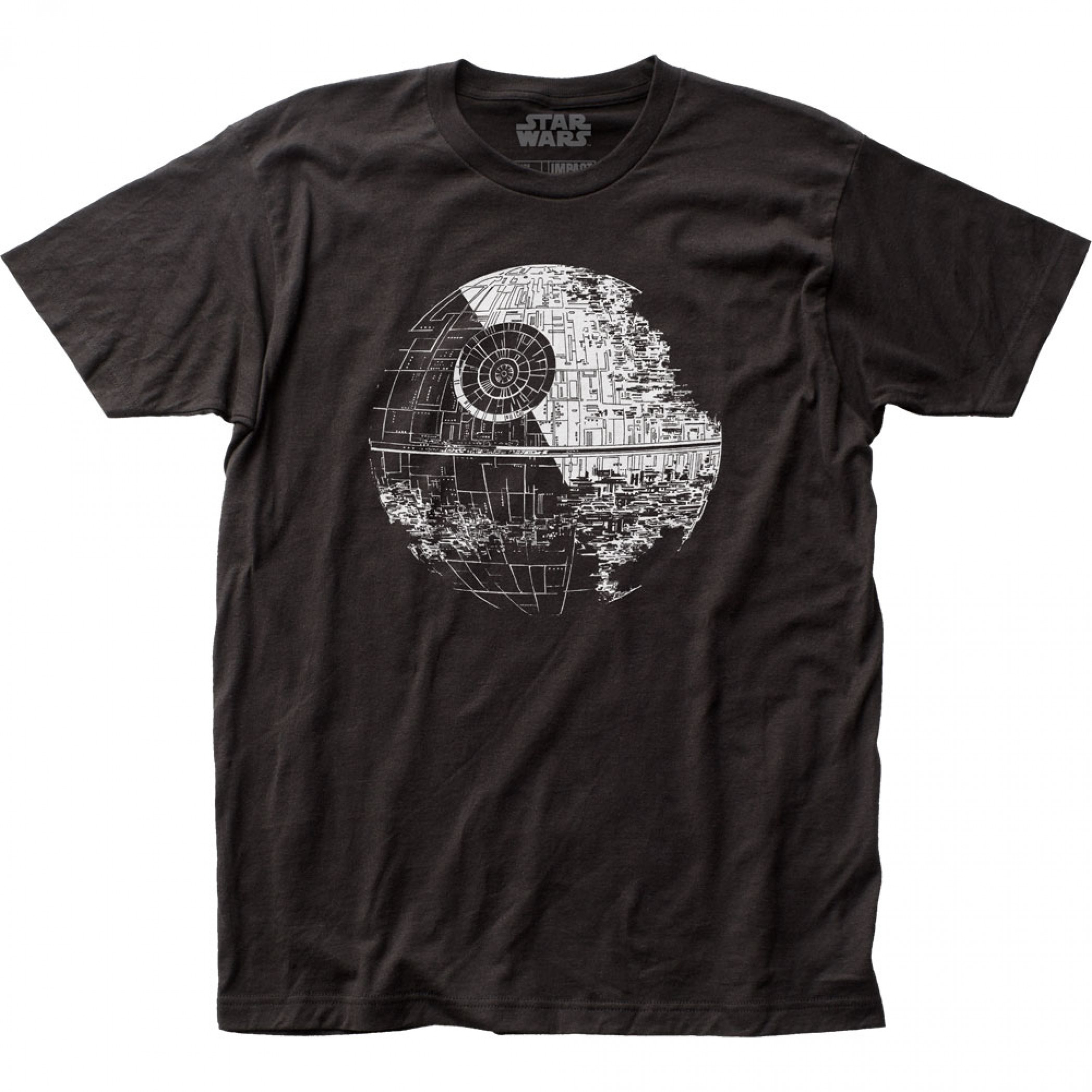 Star Wars Return of the Jedi Death Star T-Shirt, Black