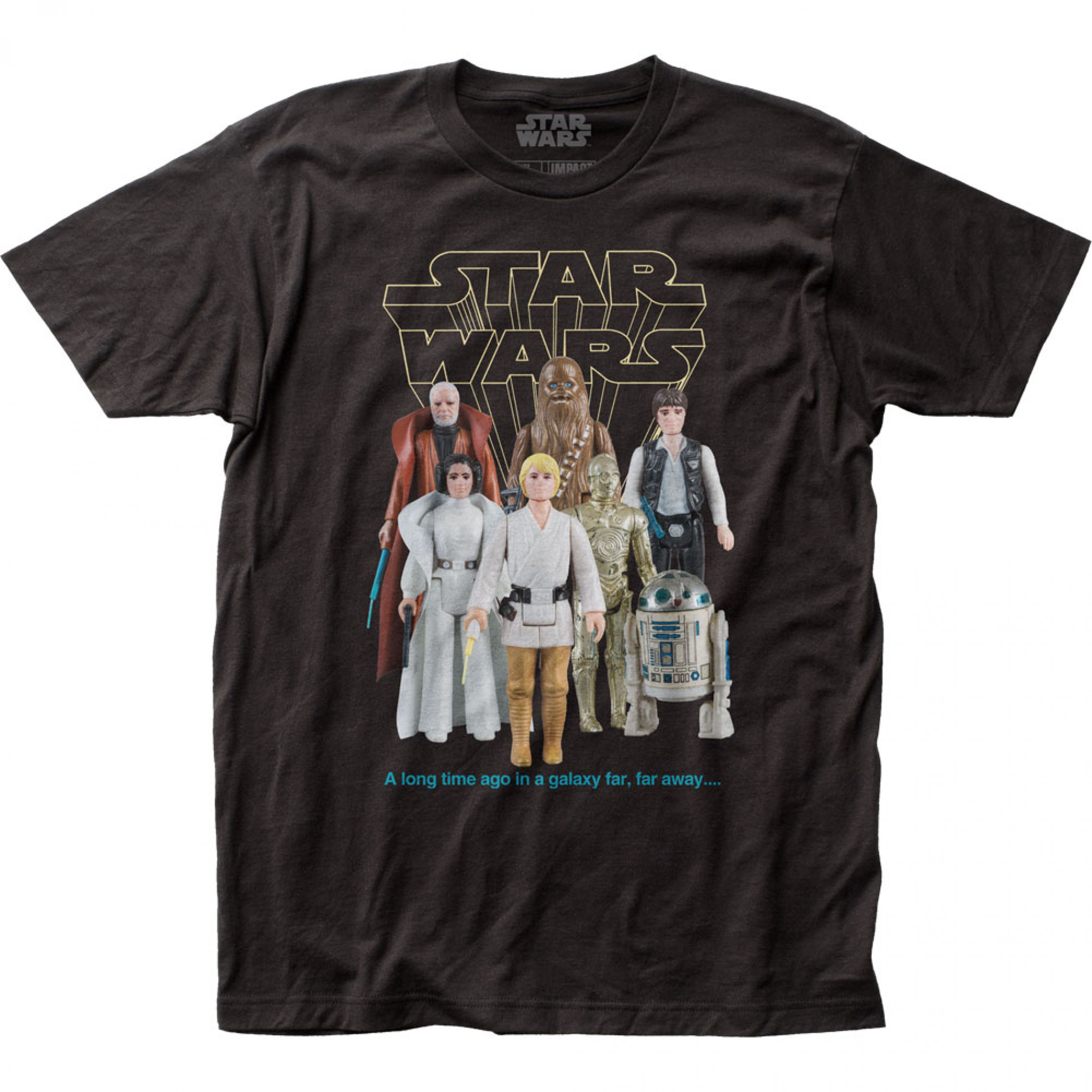 Star Wars Good Guy Action Figures T-Shirt, Black