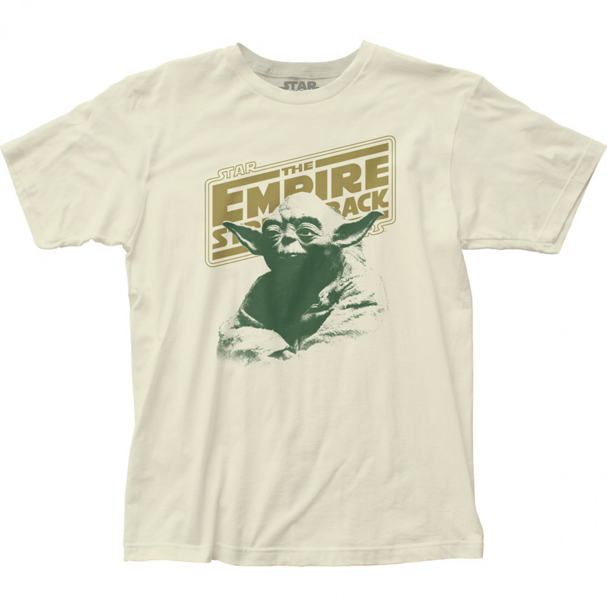 Star Wars Yoda In the Empire Strikes Back T-Shirt, Beige