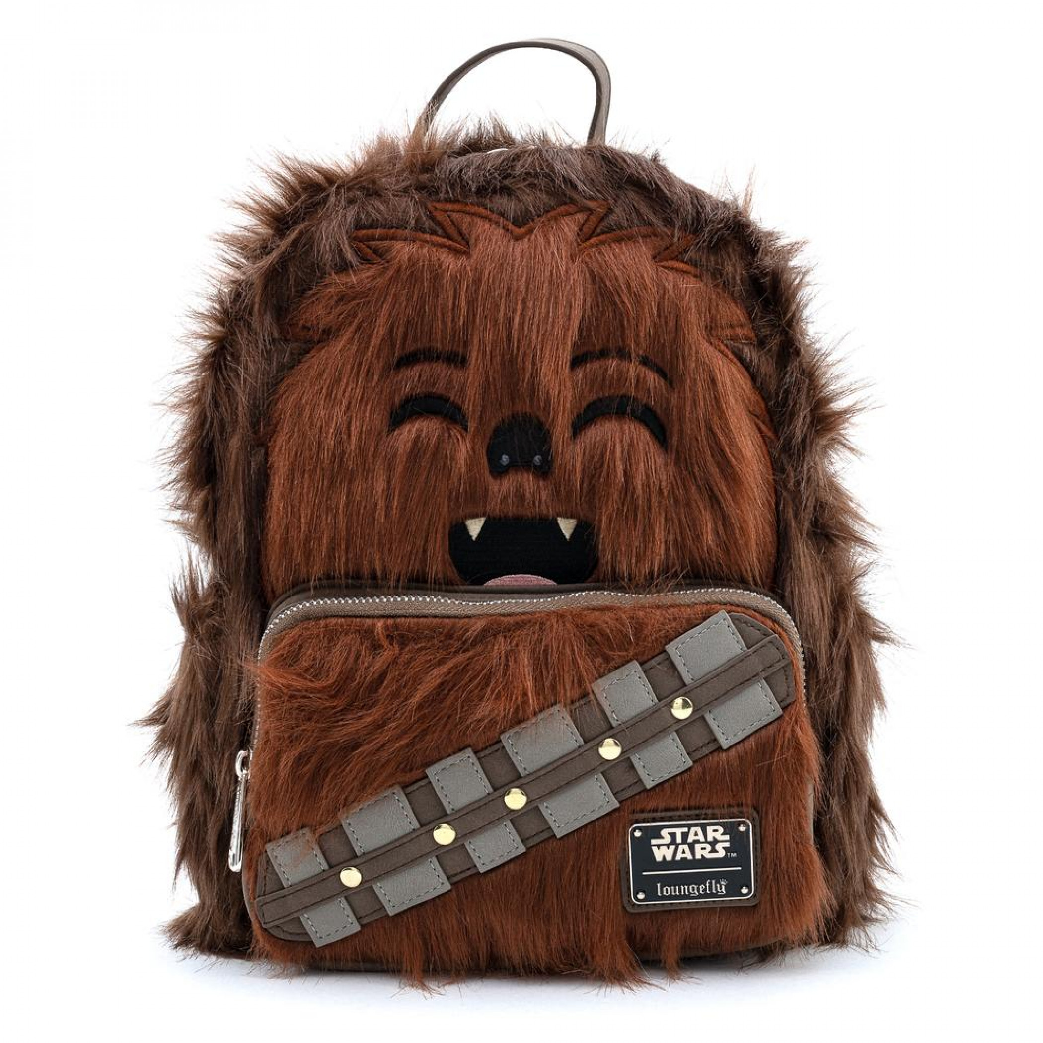 Star Wars Furry Chewbacca Mini Backpack by Loungefly, Brown