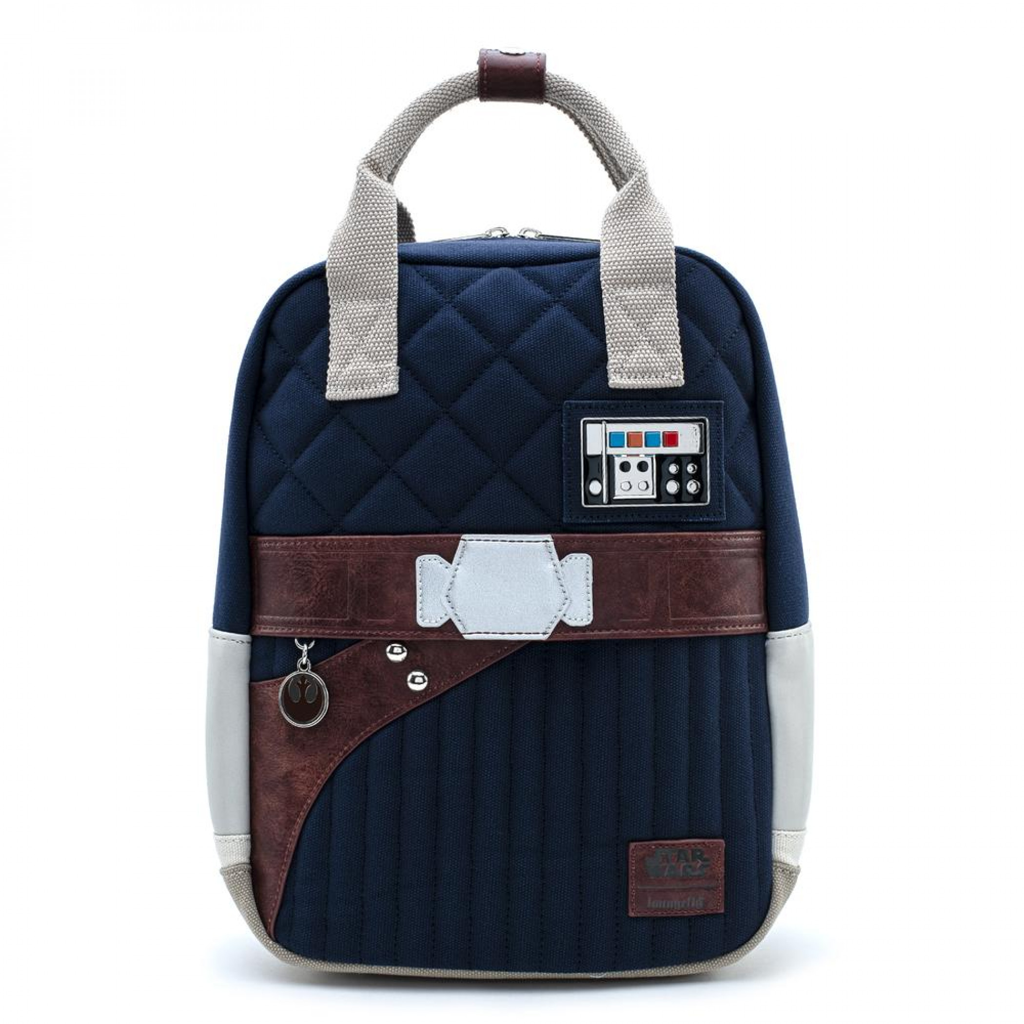 Star Wars Empire 40th Han Solo Hoth Outfit Mini Backpack by Loungefly, Blue