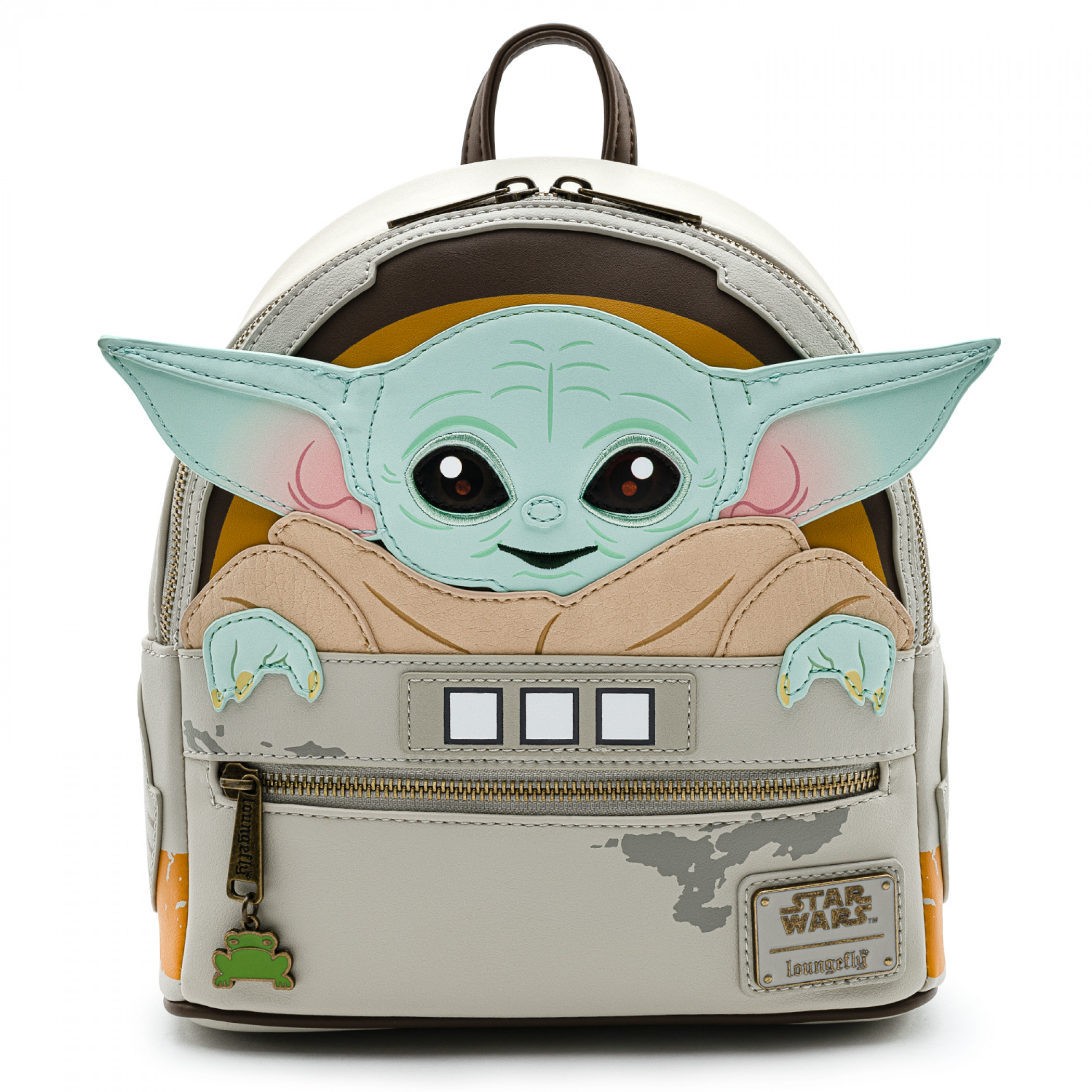 Star Wars The Mandalorian The Child Cradle Mini Backpack by Loungefly, Multi-Color