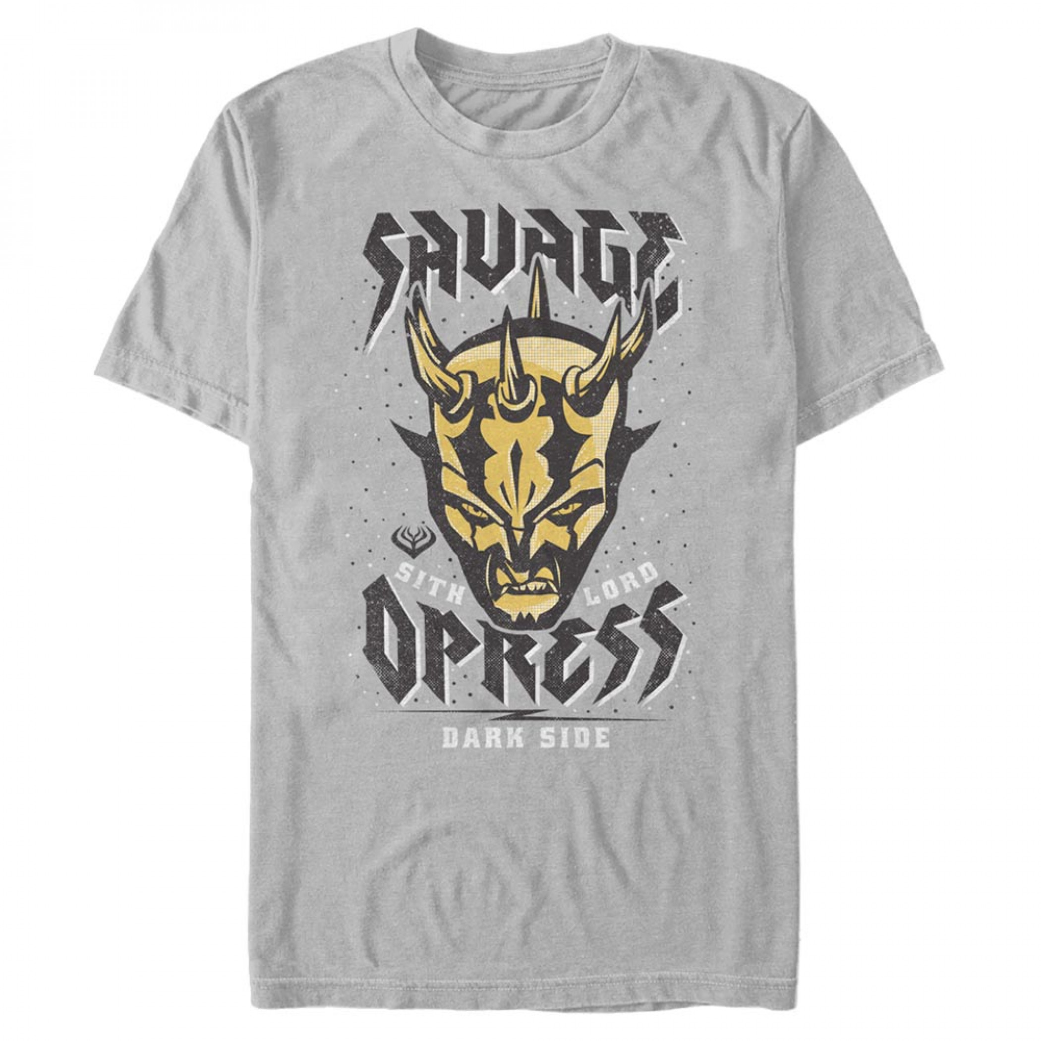 Star Wars Clone Wars Savage Sith Lord Grey T-Shirt, Grey