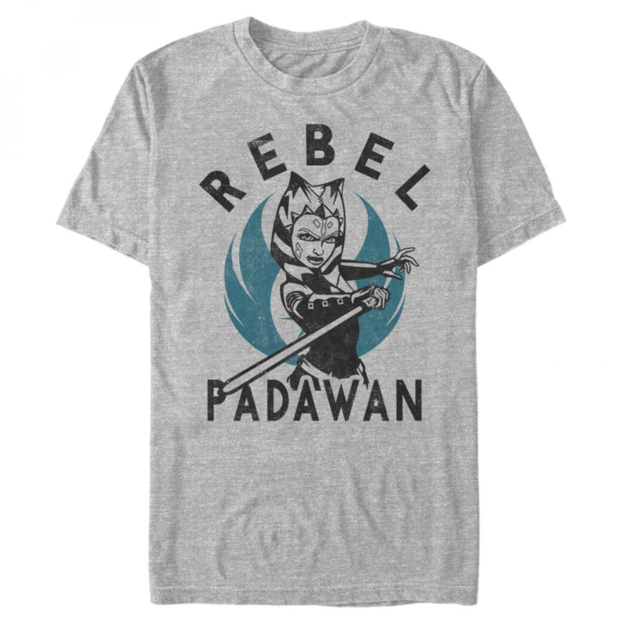 Star Wars Clone Wars Rebel Padawan T-Shirt, Grey