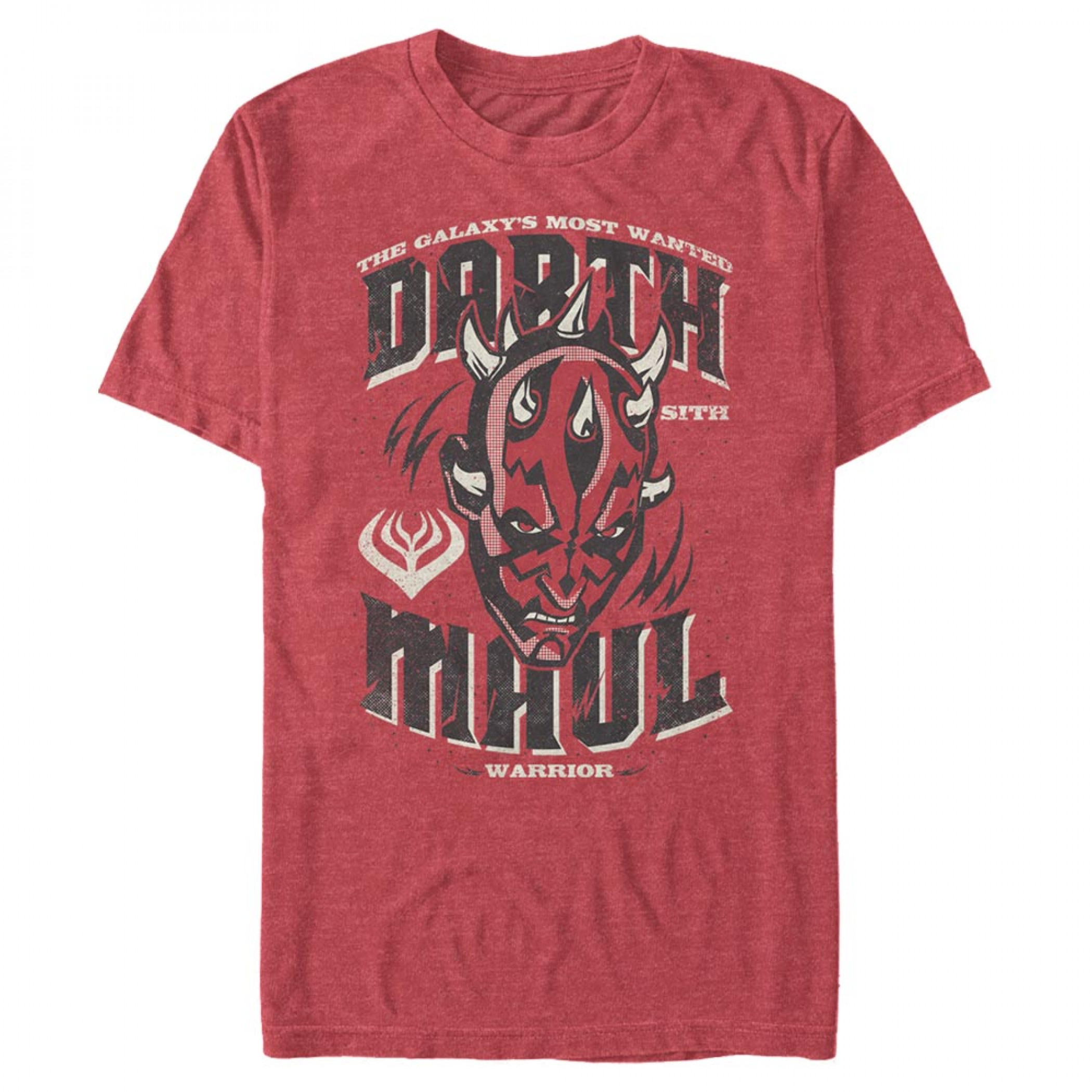 Star Wars Clone Wars Darth Maul Sith Warrior T-Shirt, Red