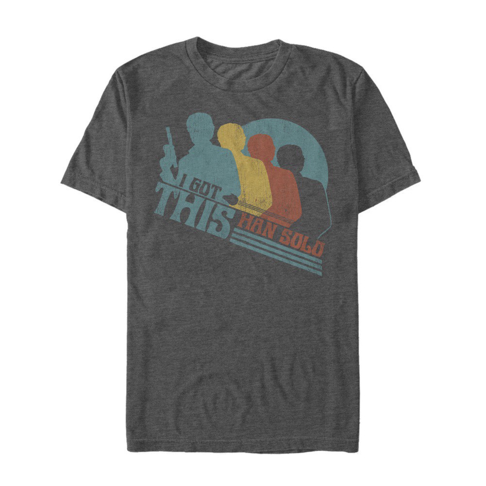 Star Wars Han Solo Story I Got This Men's Grey T-Shirt, Grey
