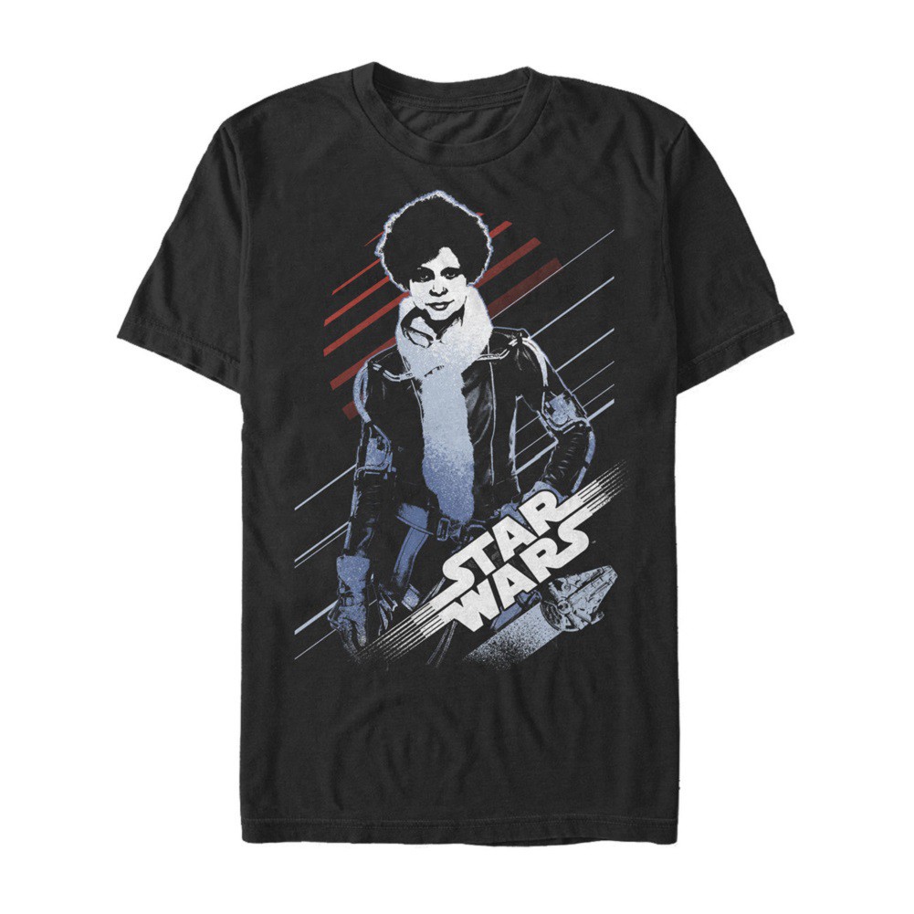 Star Wars Han Solo Story Newtons Up Men's Black T-Shirt, Black