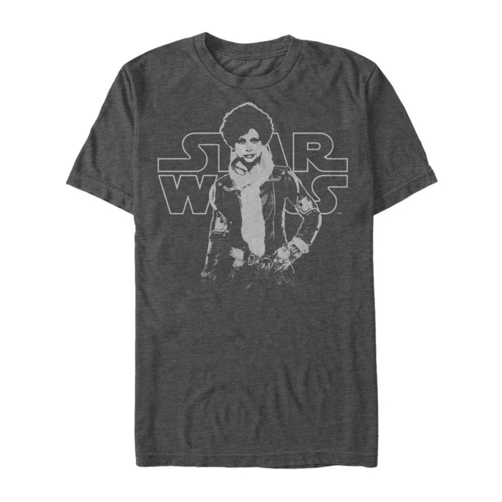 Star Wars Han Solo Story Newton Outline Men's Grey T-Shirt, Grey