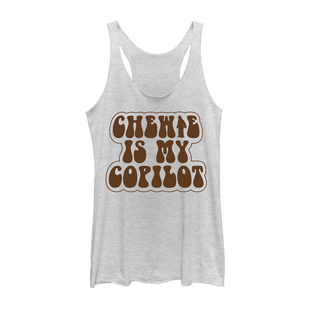 Star Wars Han Solo Story Chewie Is My Copilot Women's Tank Top