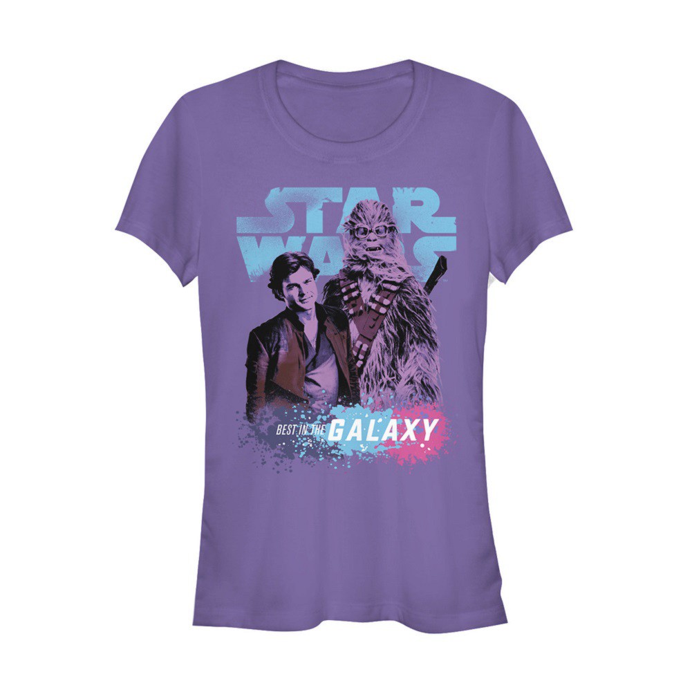 Star Wars Han Solo Story Best In The Galaxy Women's Tshirt, Purple