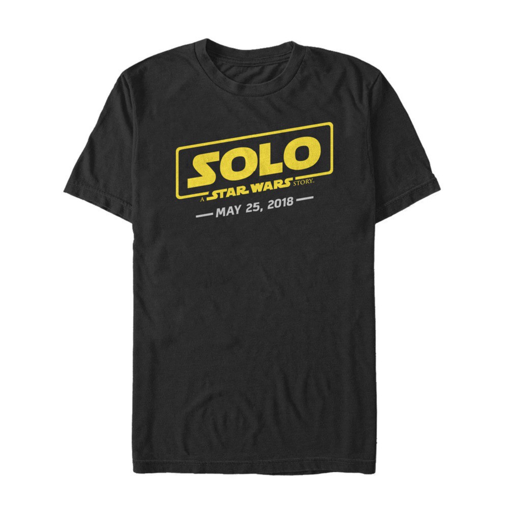 Star Wars Han Solo Story May 25th 2018 Men's Black T-Shirt, Black