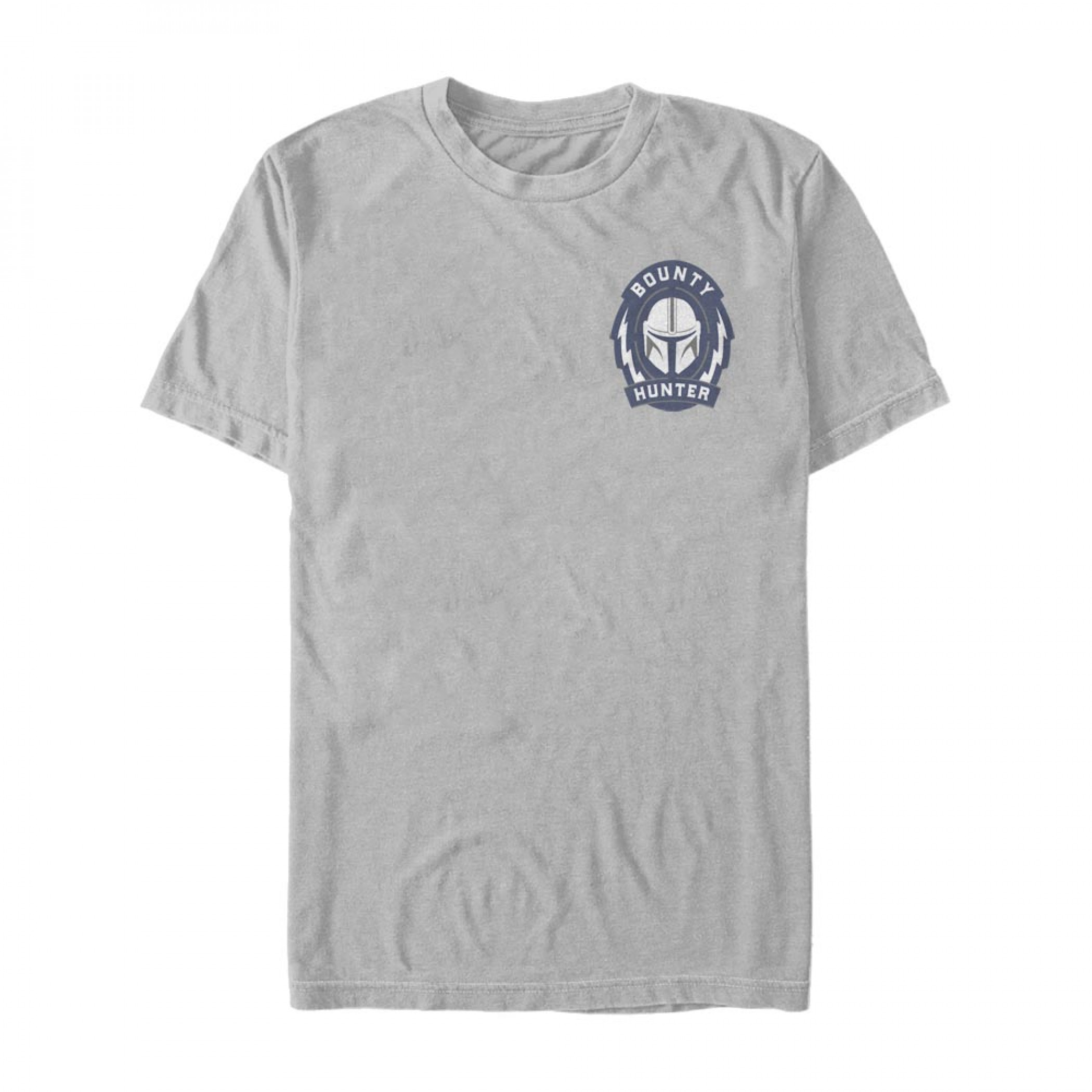 The Mandalorian Badge T-Shirt, Grey