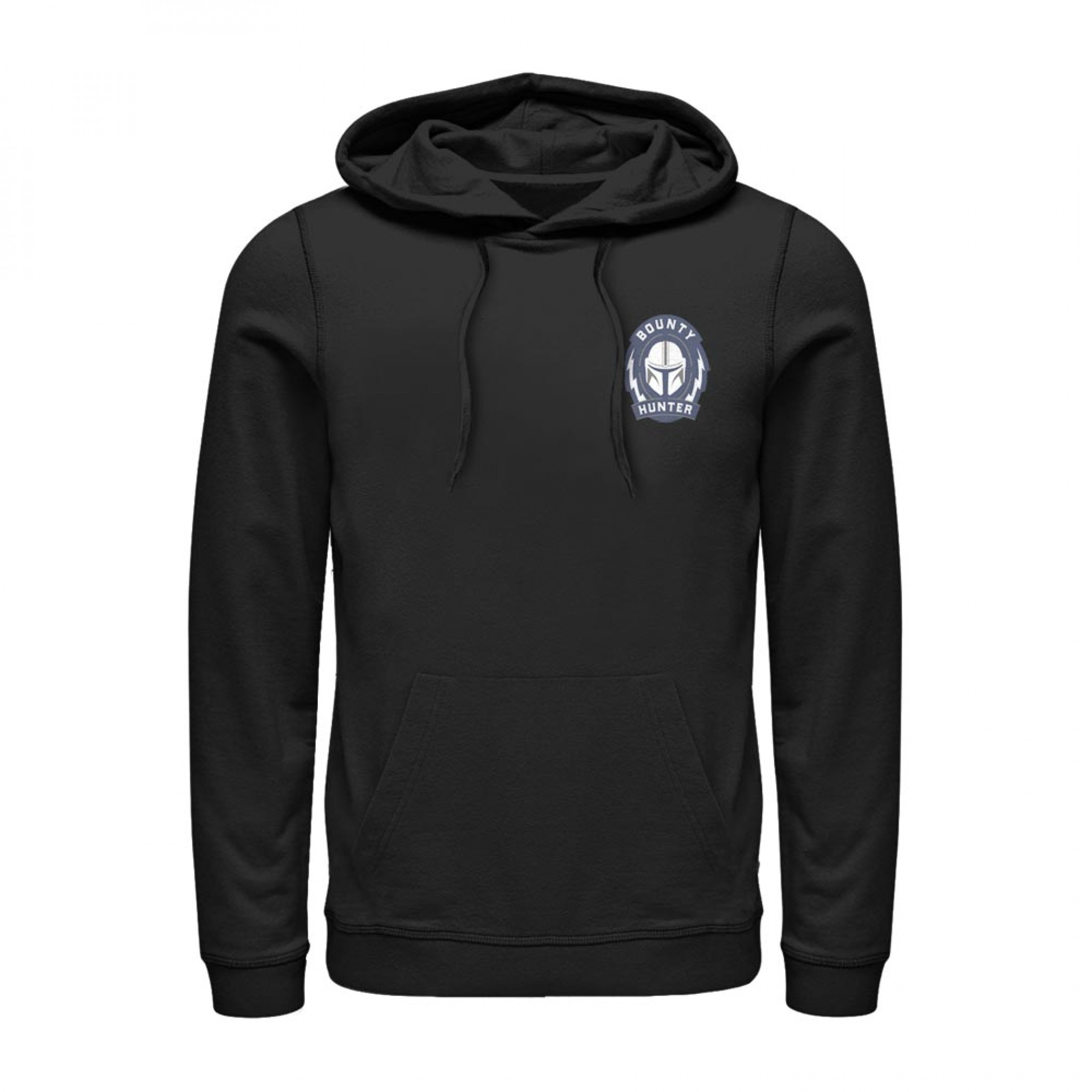 The Mandalorian Badge Black Hoodie, Black