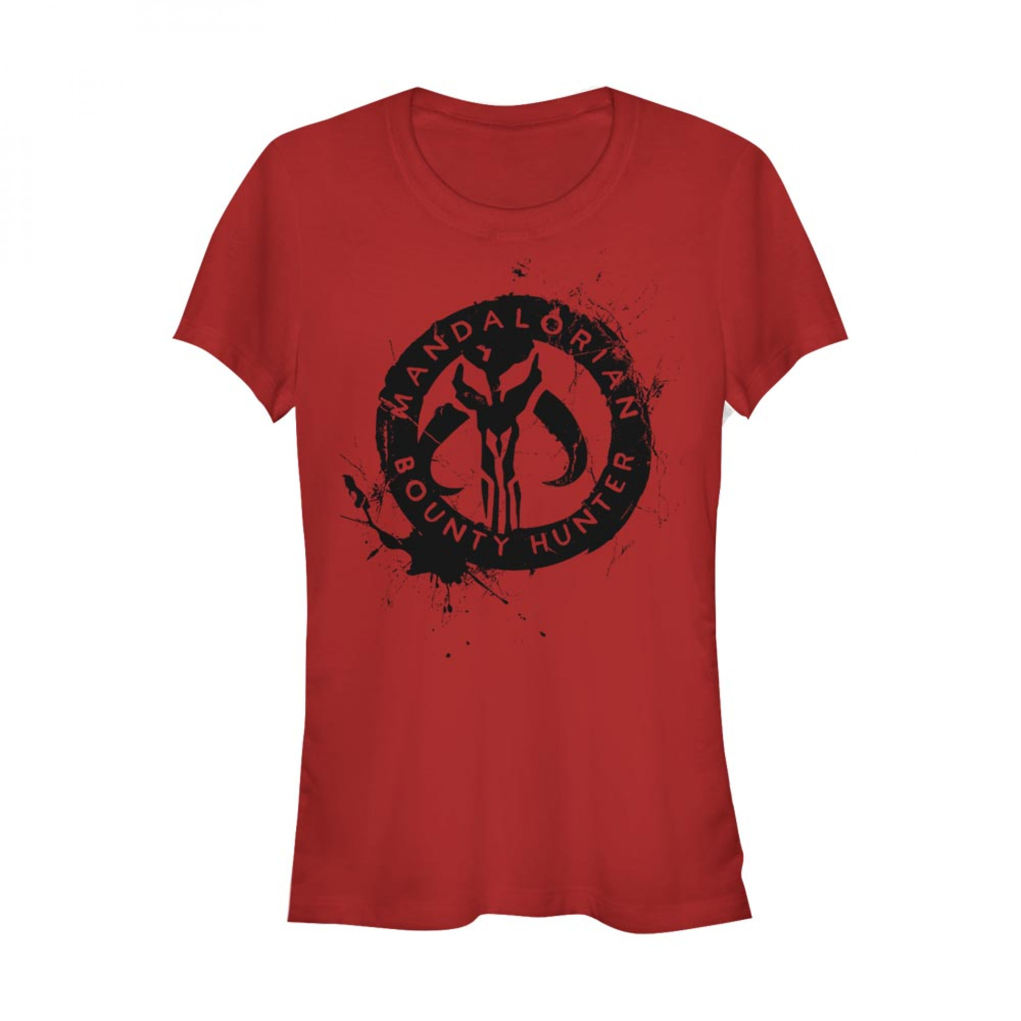 The Mandalorian Bounty Hunter Crest Red Women's T-Shirt, Red