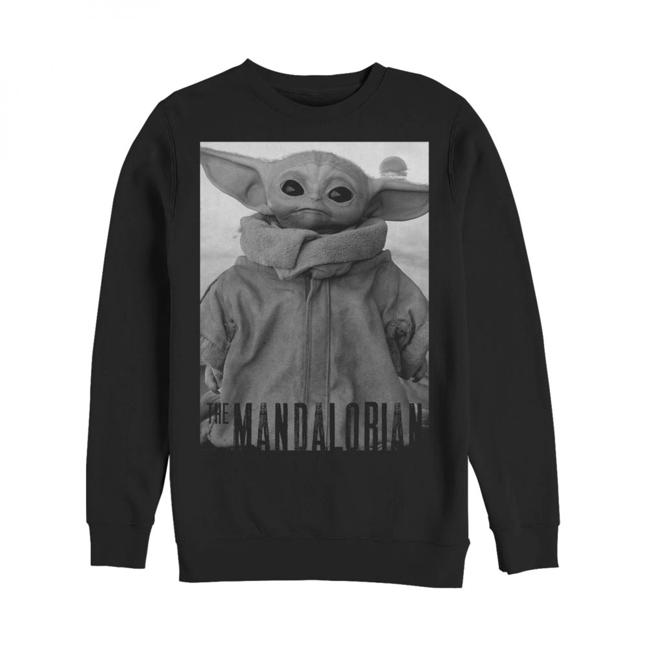 Star Wars The Mandalorian The Child Noir Sweatshirt, Black