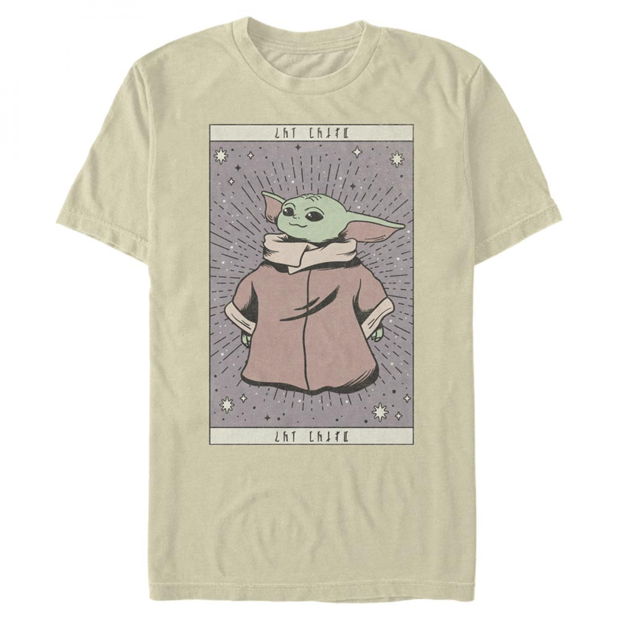 The Mandalorian 'The Child' Tarot Card T-Shirt, White