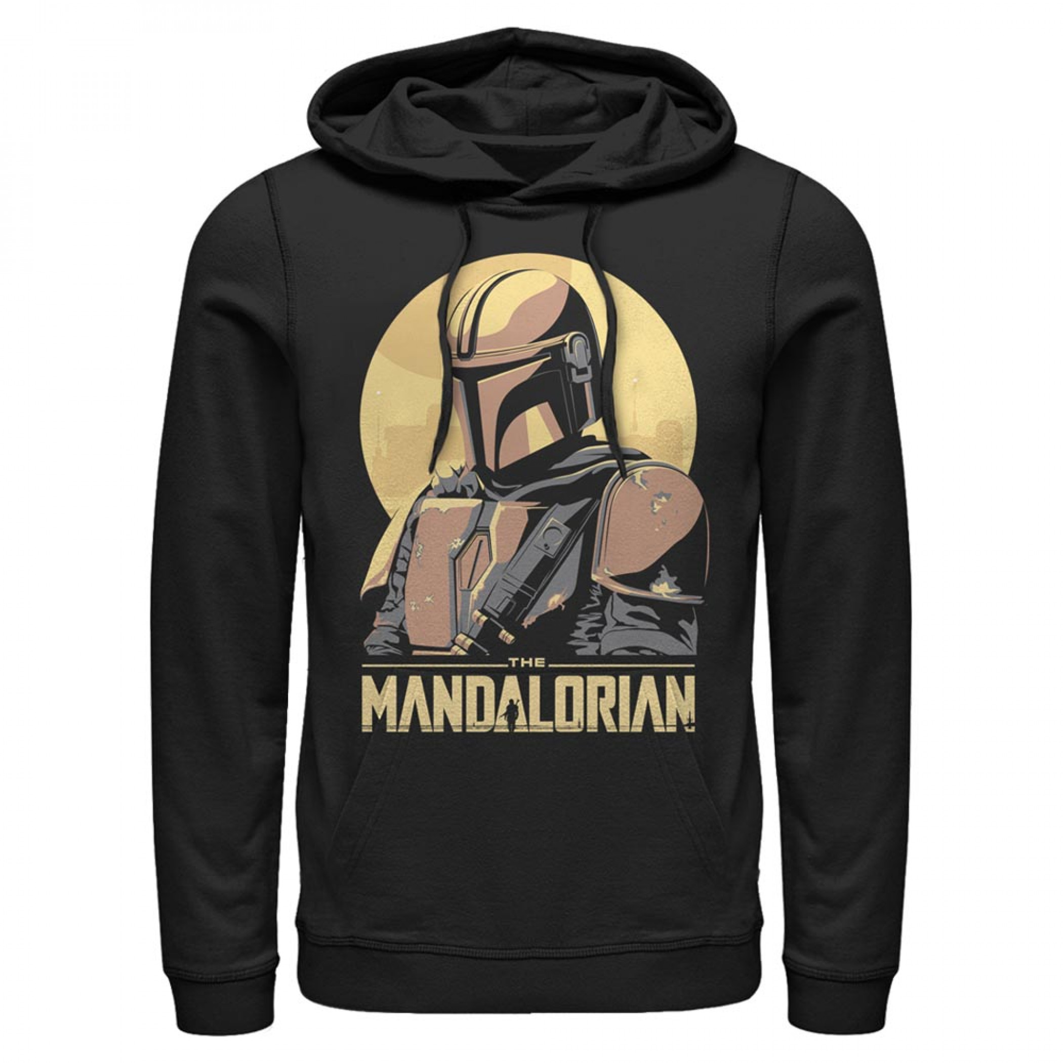 The Mandalorian Sunset Hoodie, Black