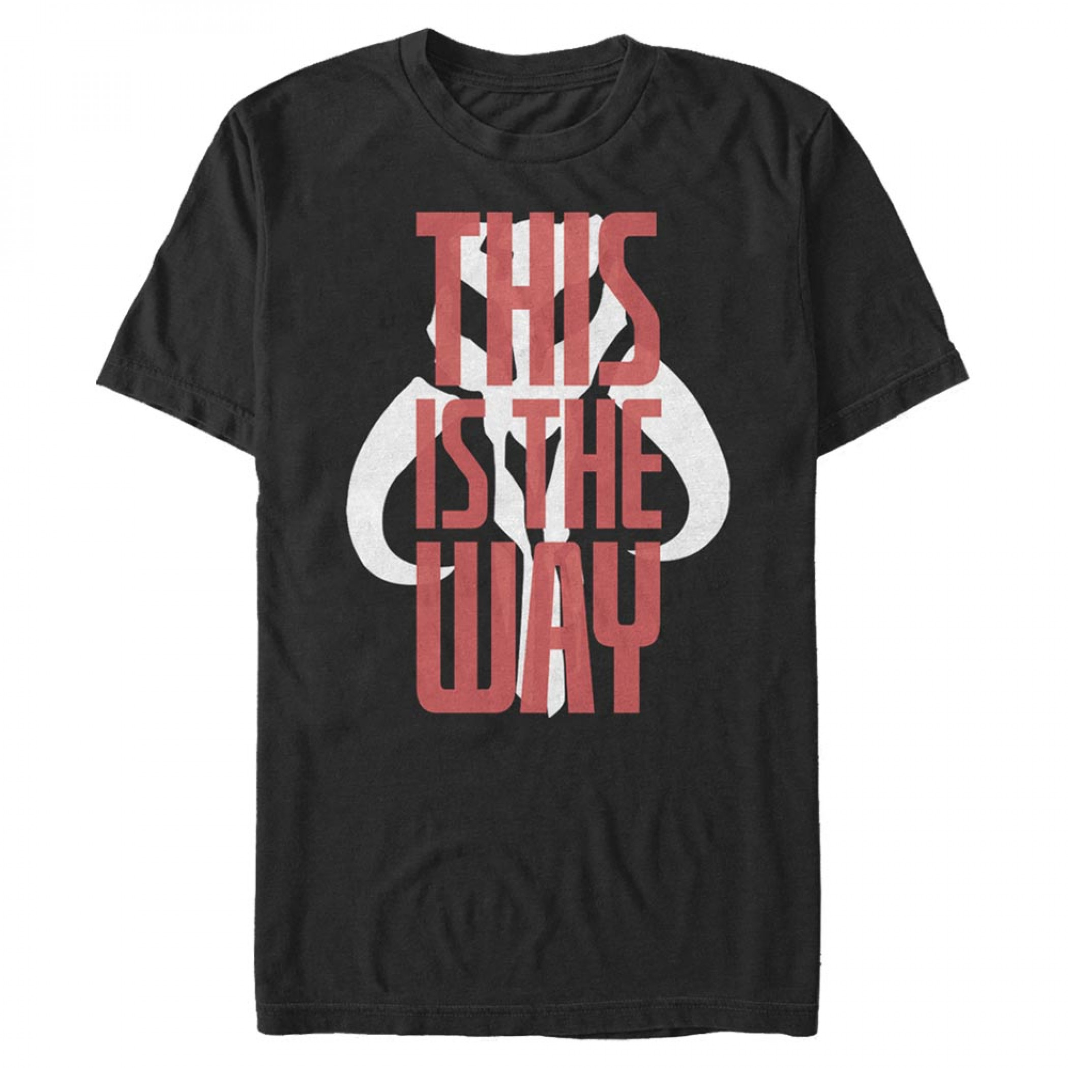 The Mandolorian This Is The Way Logo Black T-Shirt, Black