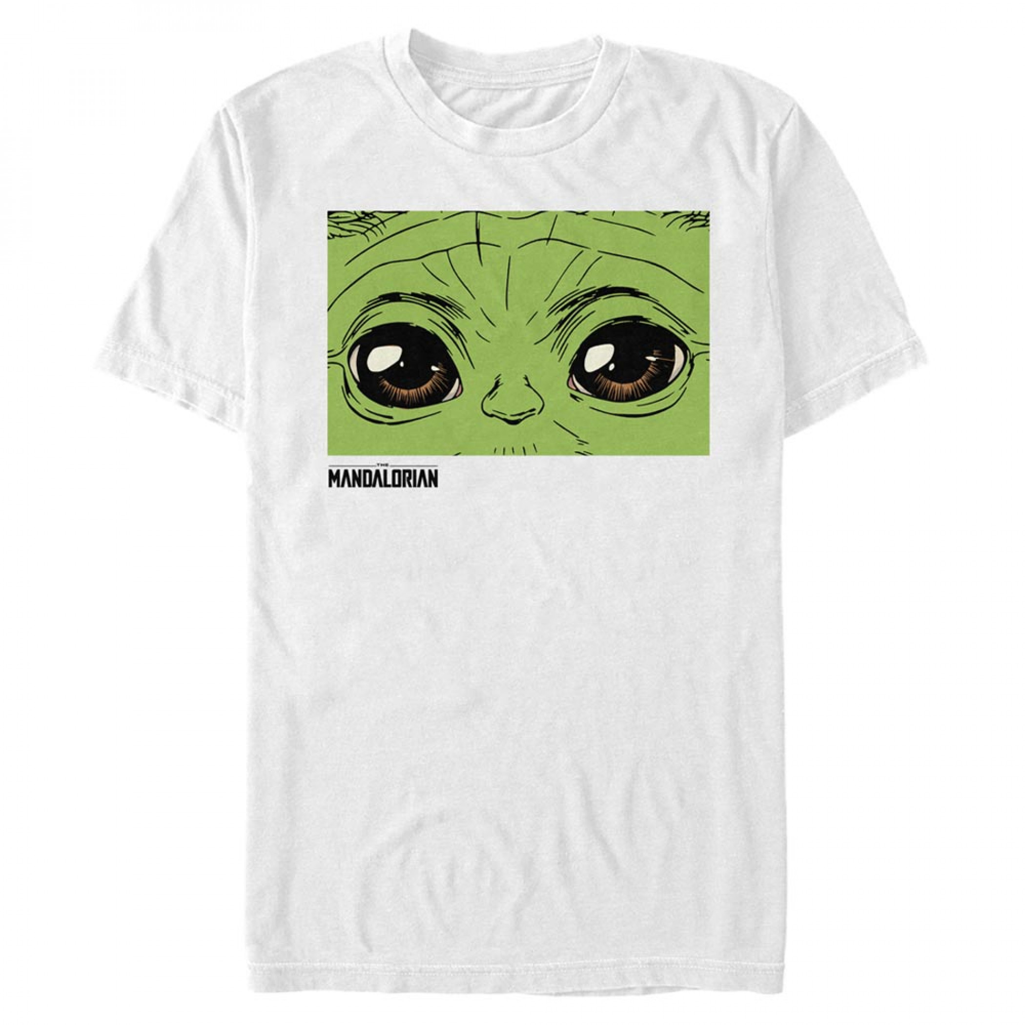 The Mandalorian Grogu Eyes T-Shirt, Black