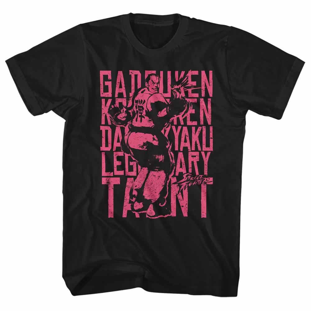 Street Fighter Low Tier Bro Tier Black T-Shirt, Black