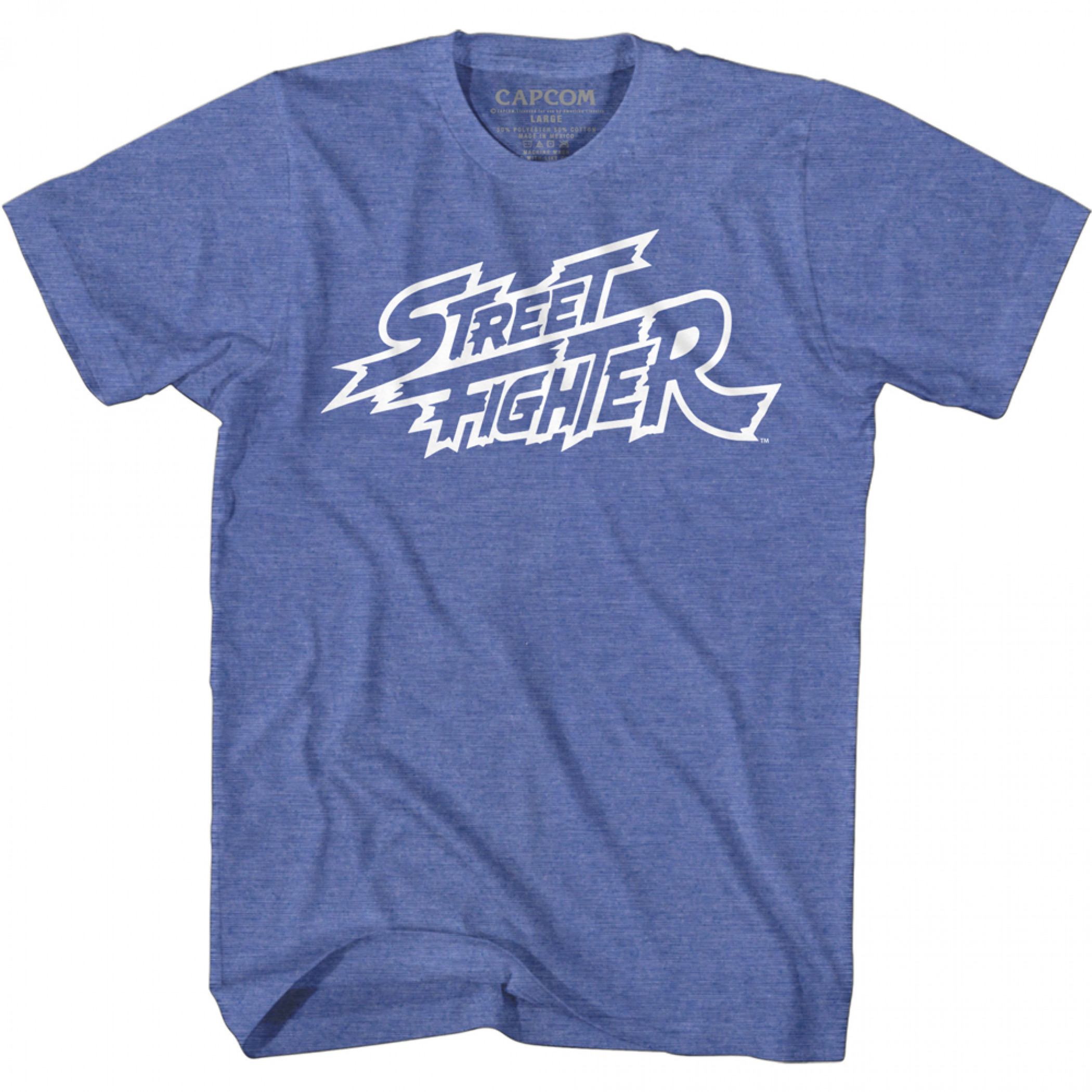 Street Fighter Classic Logo T-Shirt, Blue