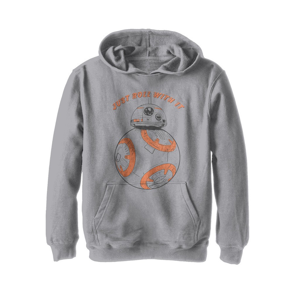 Star Wars The Last Jedi Just Roll With It Youth Hoodie