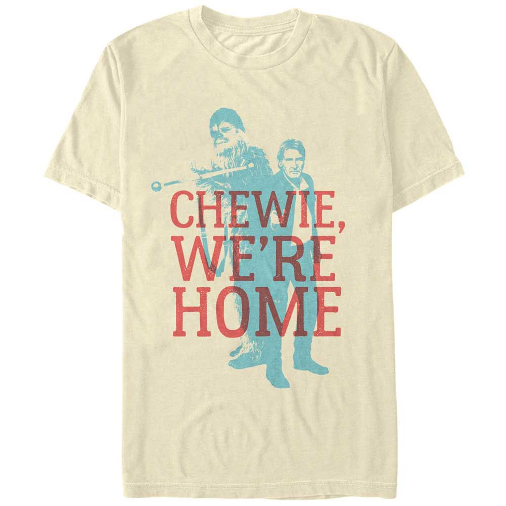 Star Wars Chewie Han Overlay Beige T-Shirt, Beige